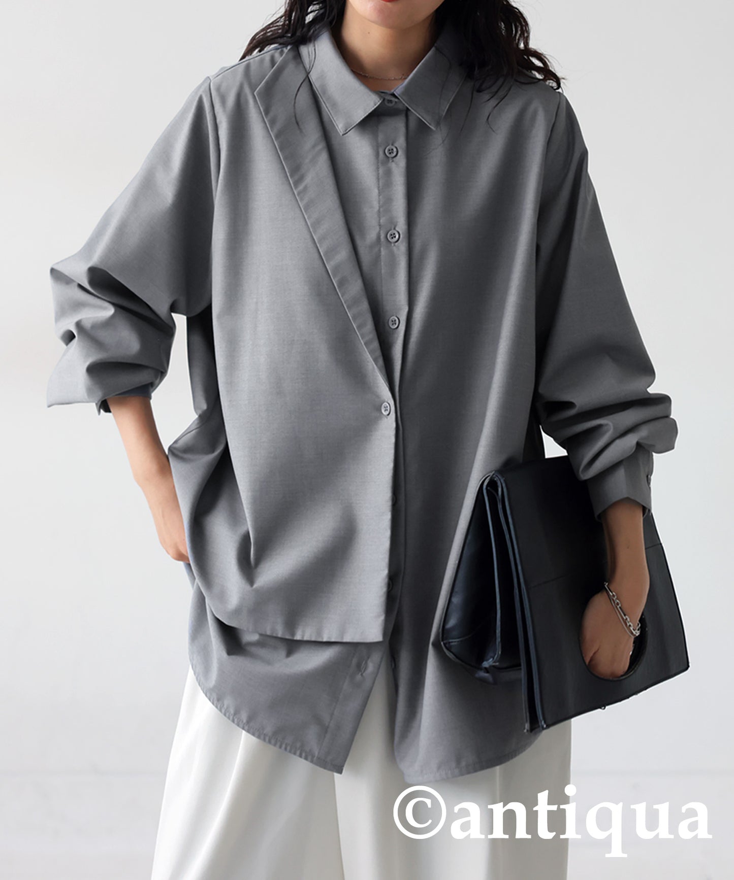 Layered -Style Shirt Ladies