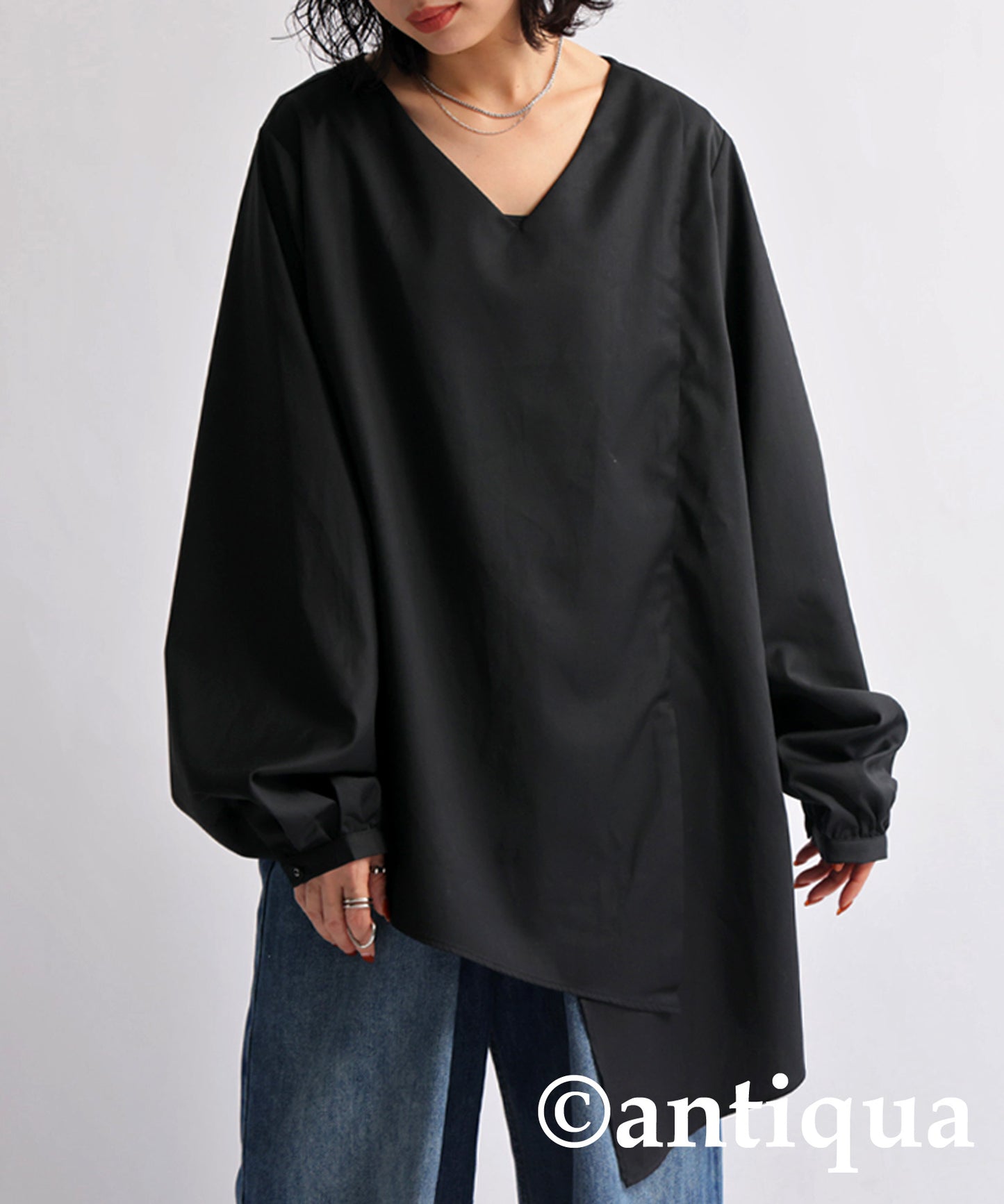 Hem Asymmetry Tops Ladies