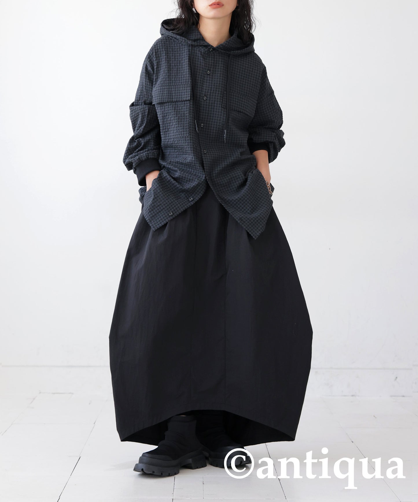 Cocoon Silhouette Skirt Ladies