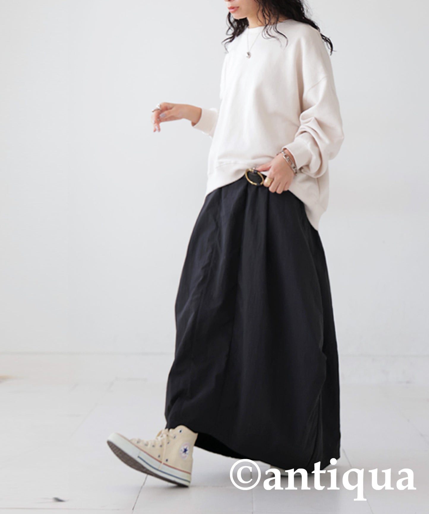 Cocoon Silhouette Skirt Ladies