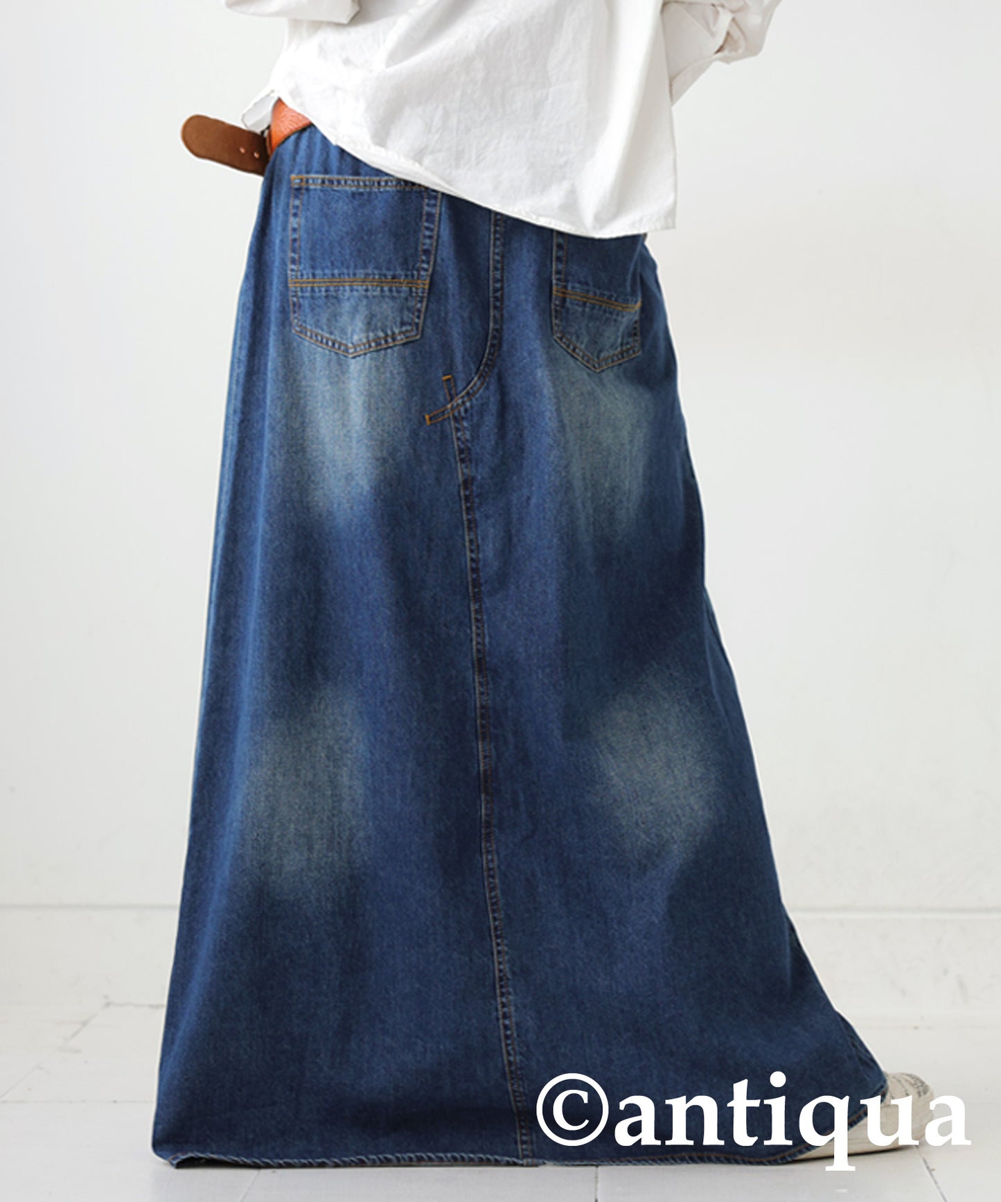 Wide Denim Pants Ladies