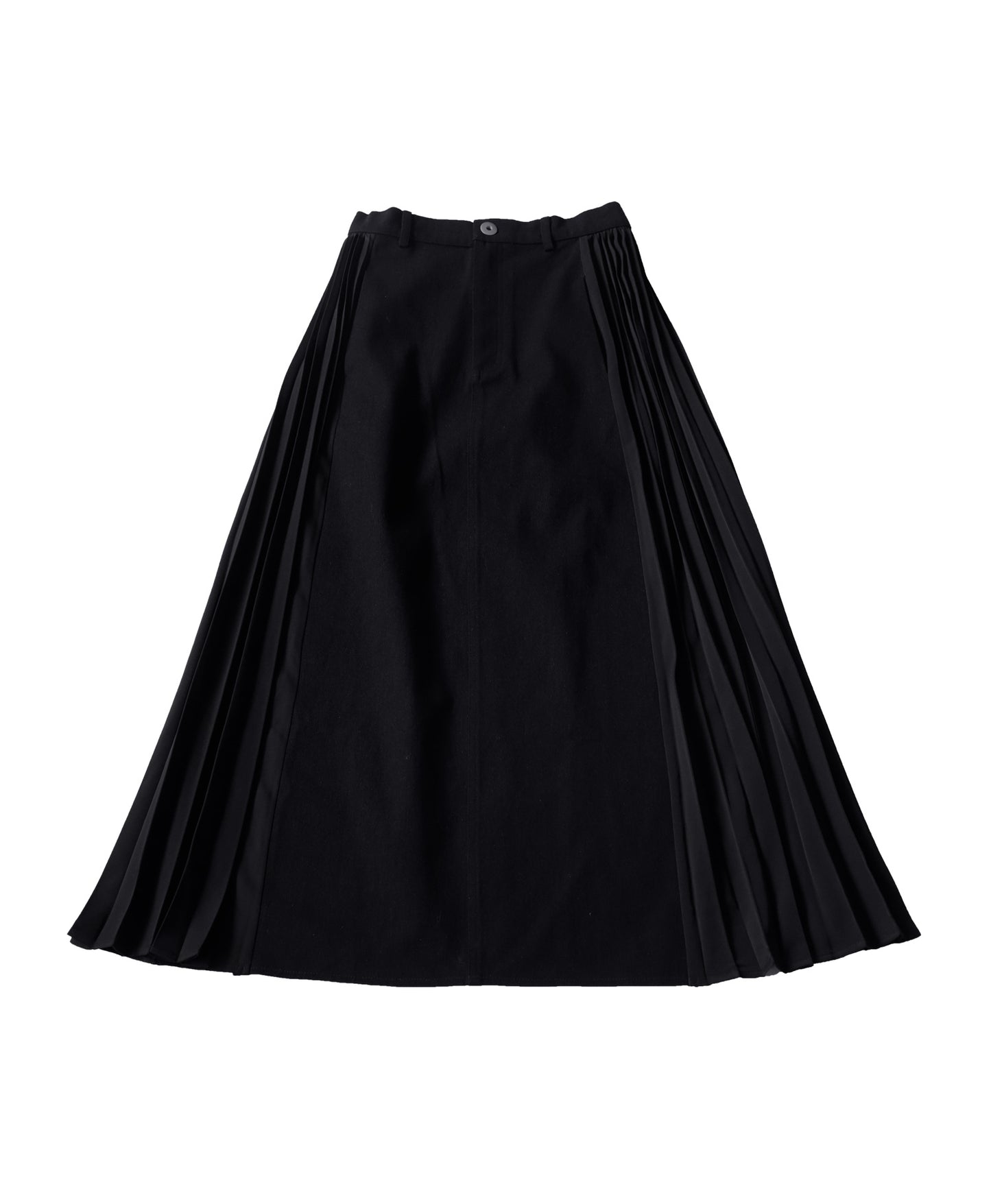 Pleated Denim Skirt Ladies