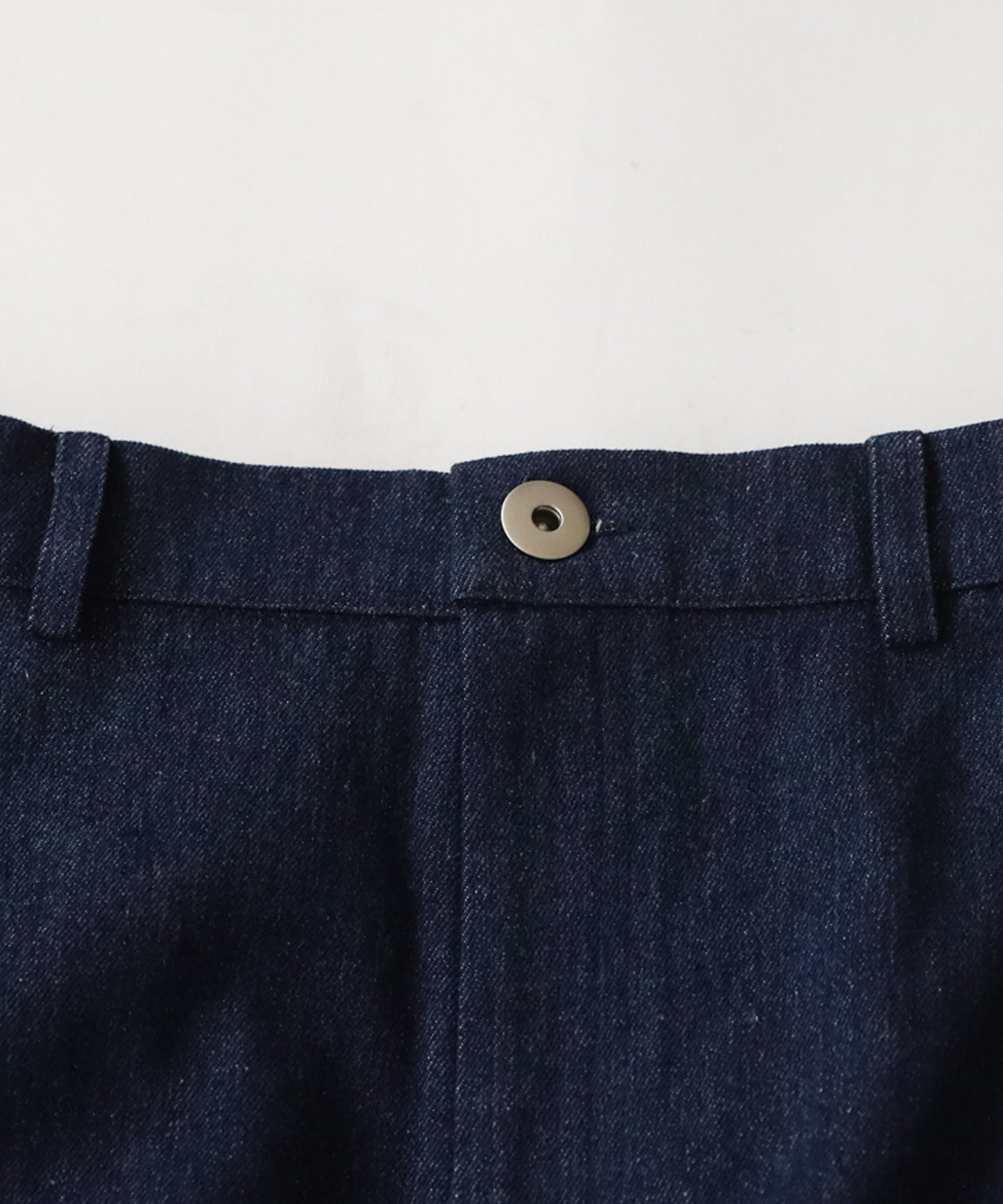 Pleated Denim Skirt Ladies