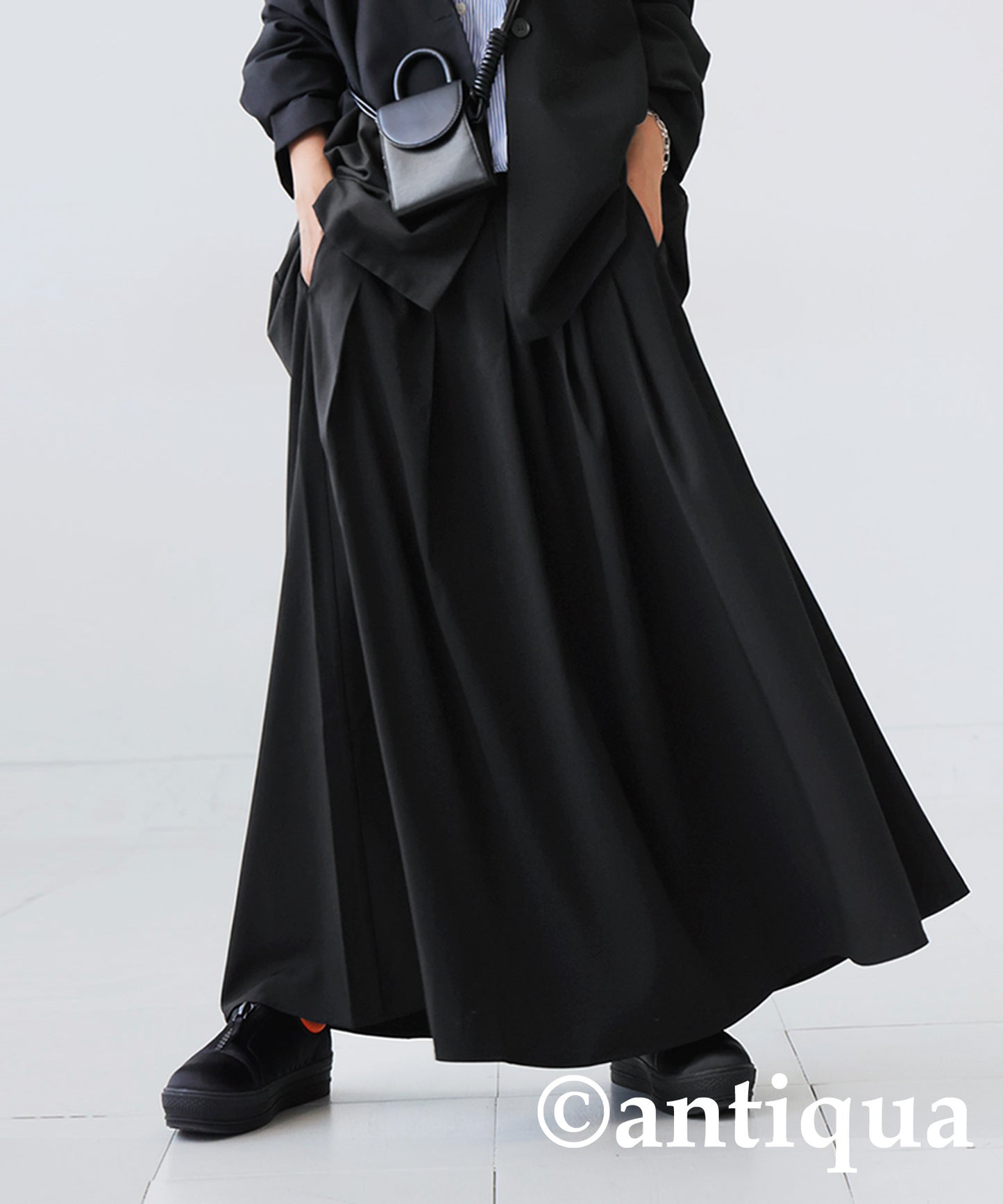 Pleated Tuck Skirt Ladies