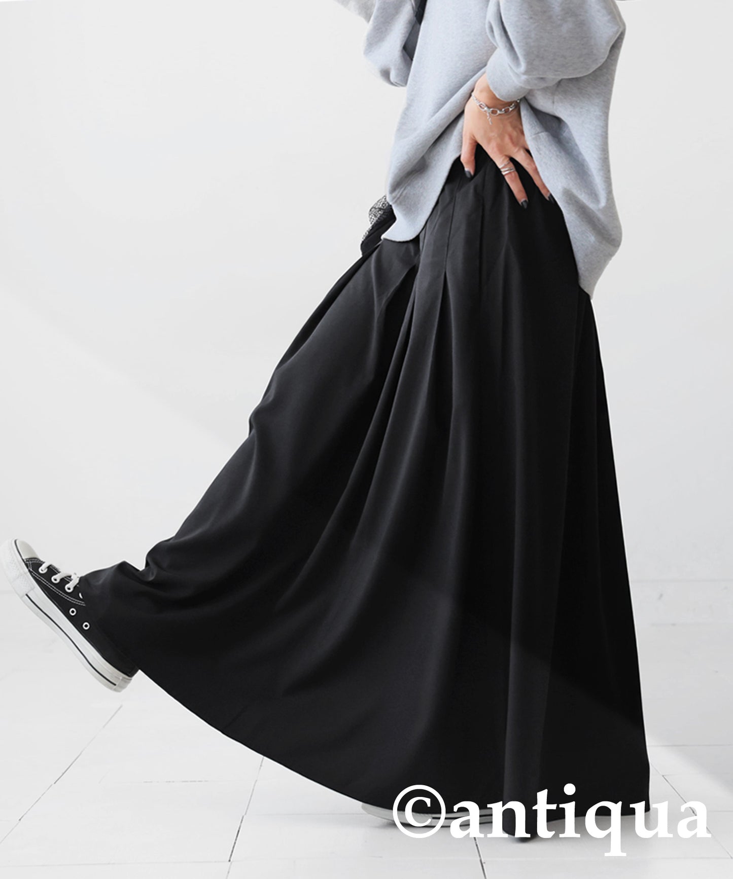 Pleated Tuck Skirt Ladies