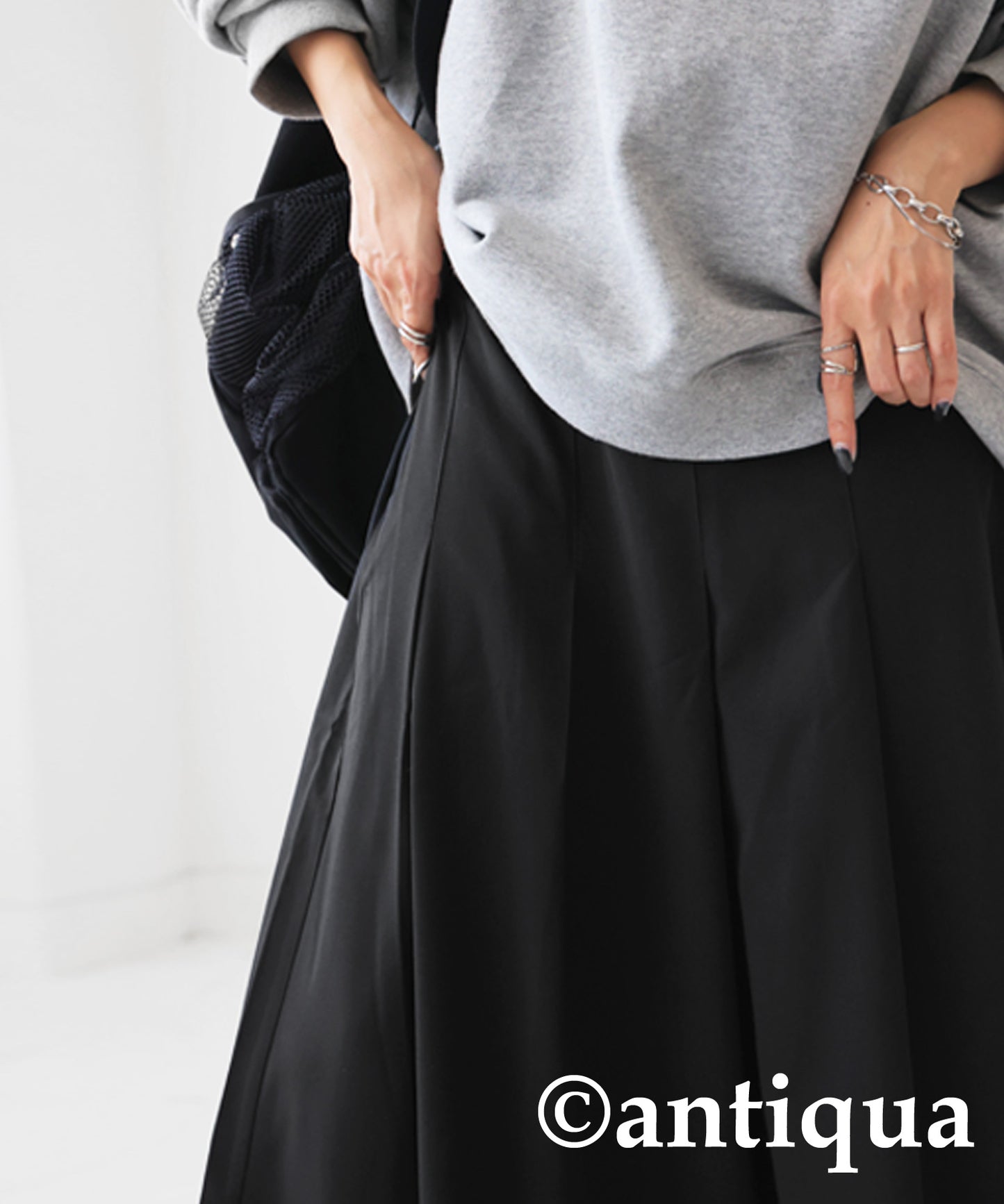 Pleated Tuck Skirt Ladies