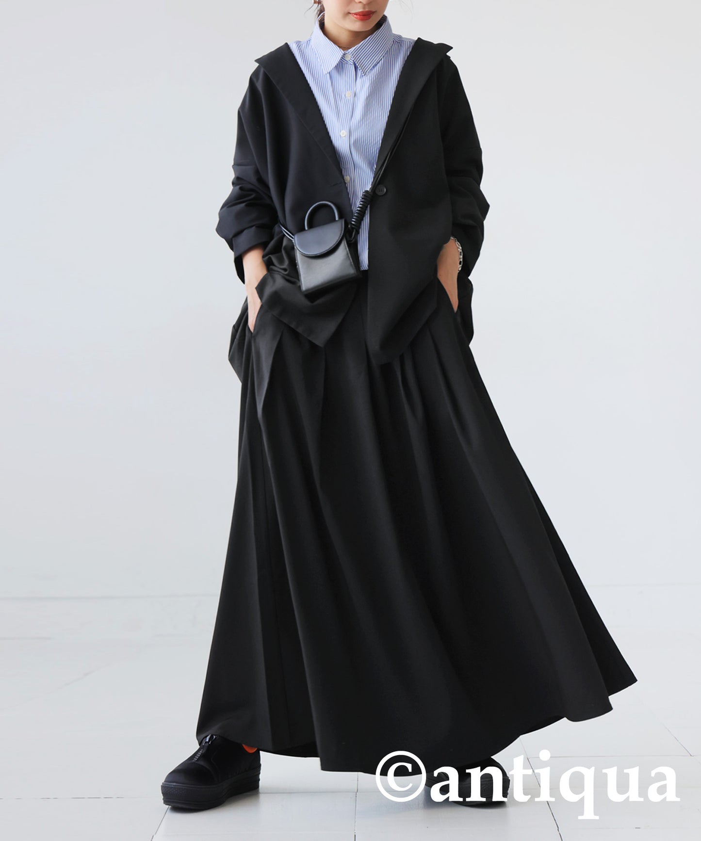 Pleated Tuck Skirt Ladies