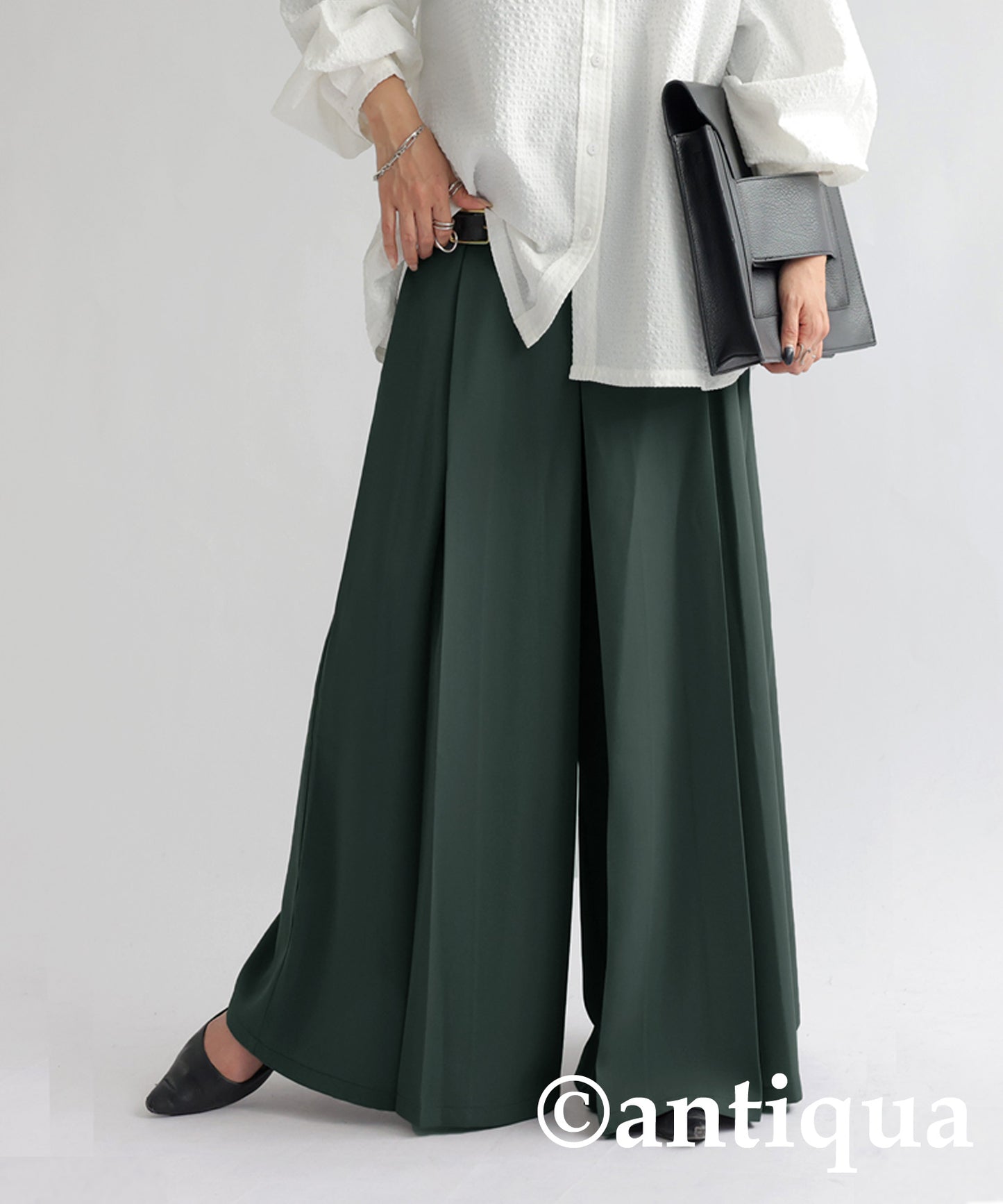 Tack Wide Flare Pants Ladies