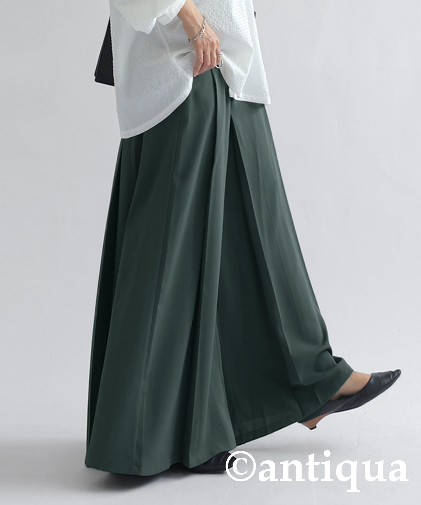 Tack Wide Flare Pants Ladies