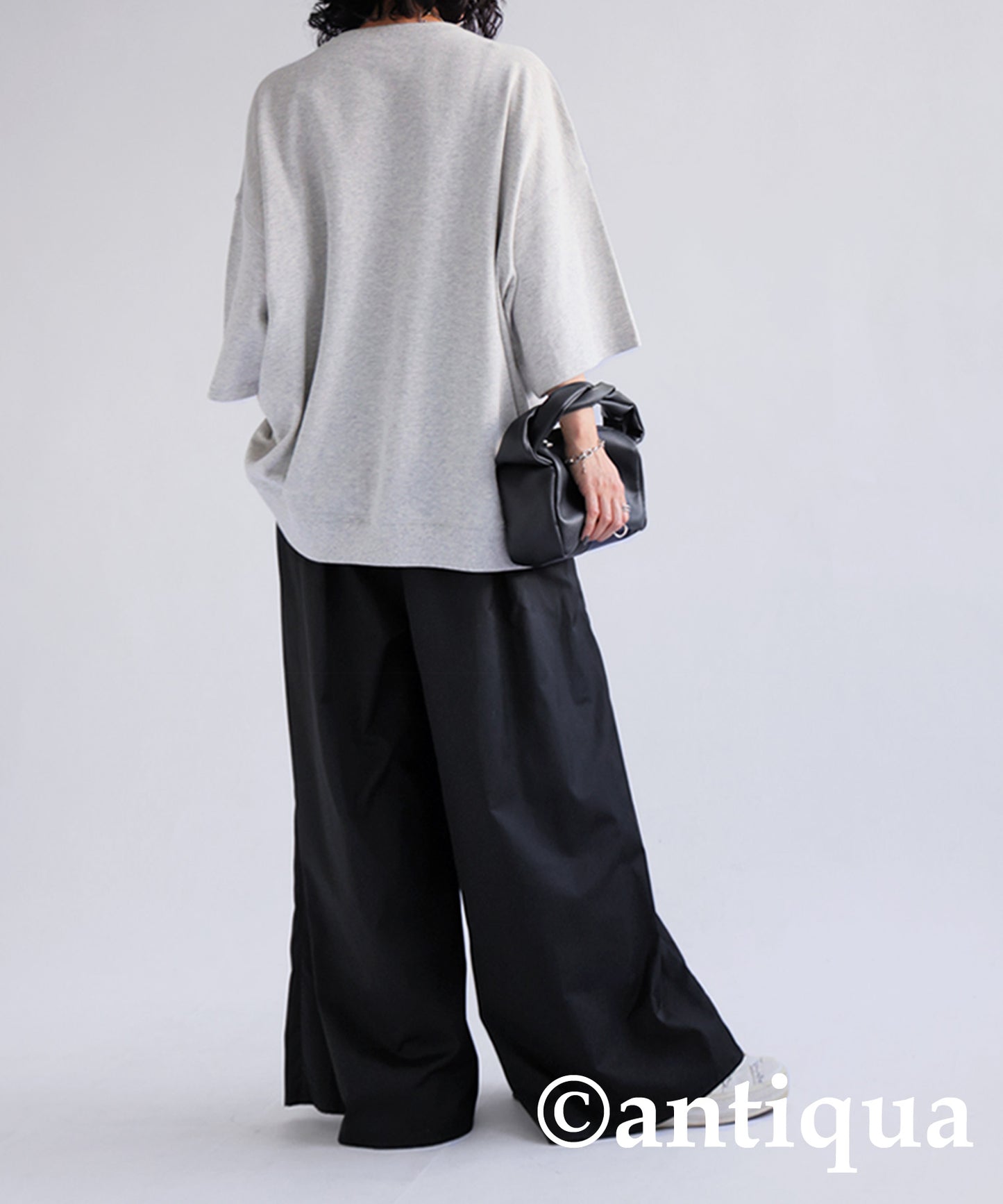 Tuck Wide Pants Ladies