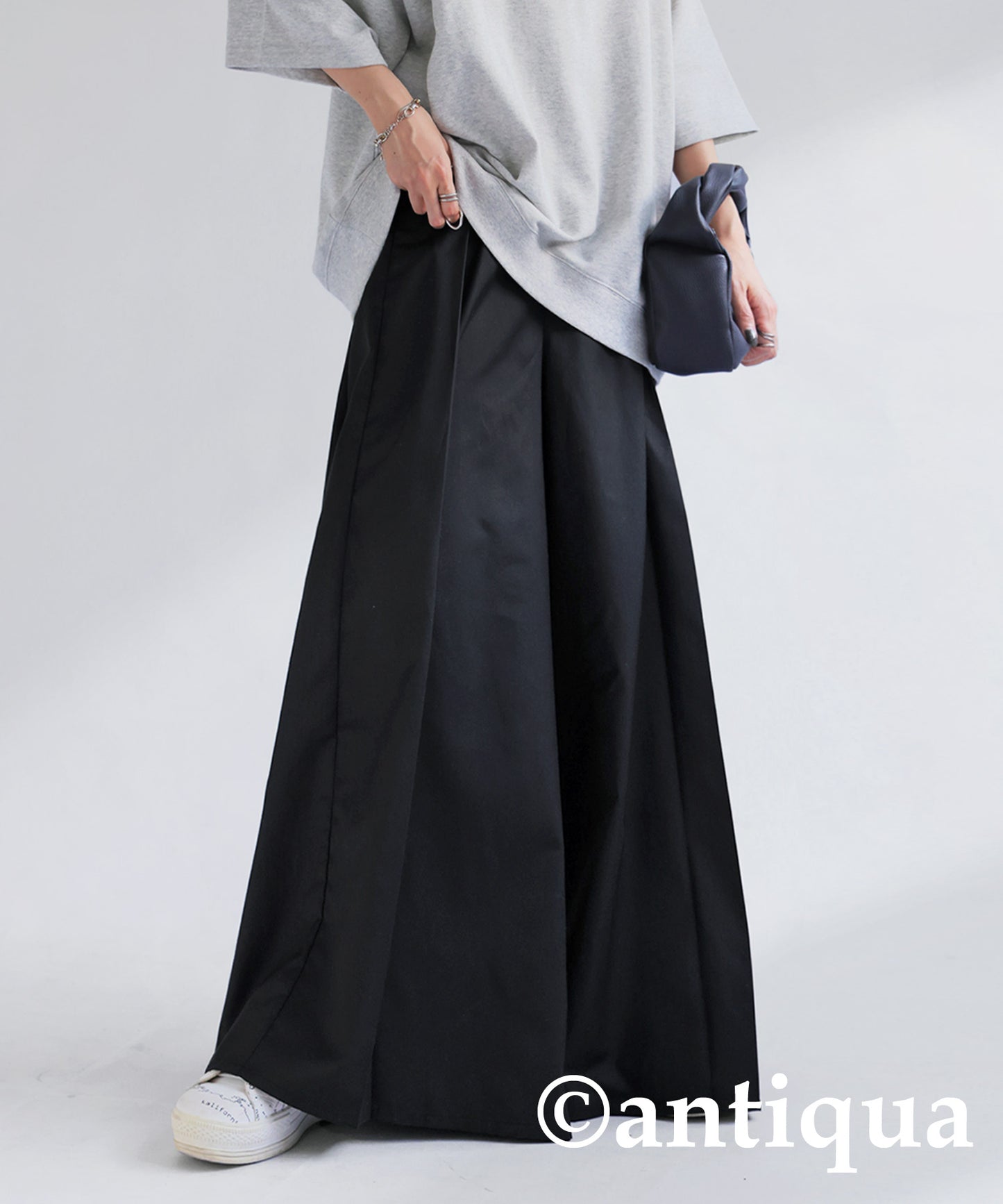 Tuck Wide Pants Ladies