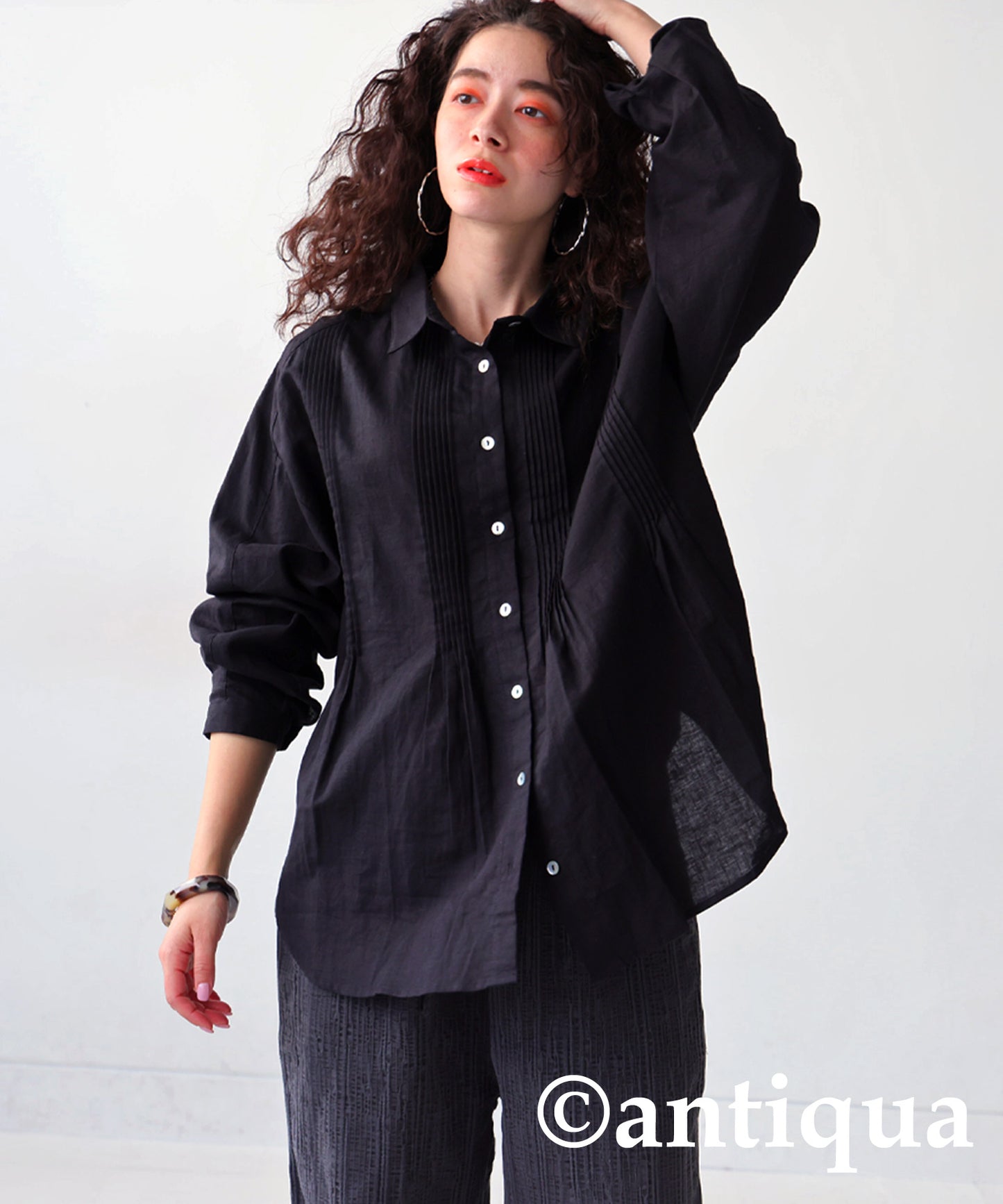 Cotton Linen Shirt Ladies