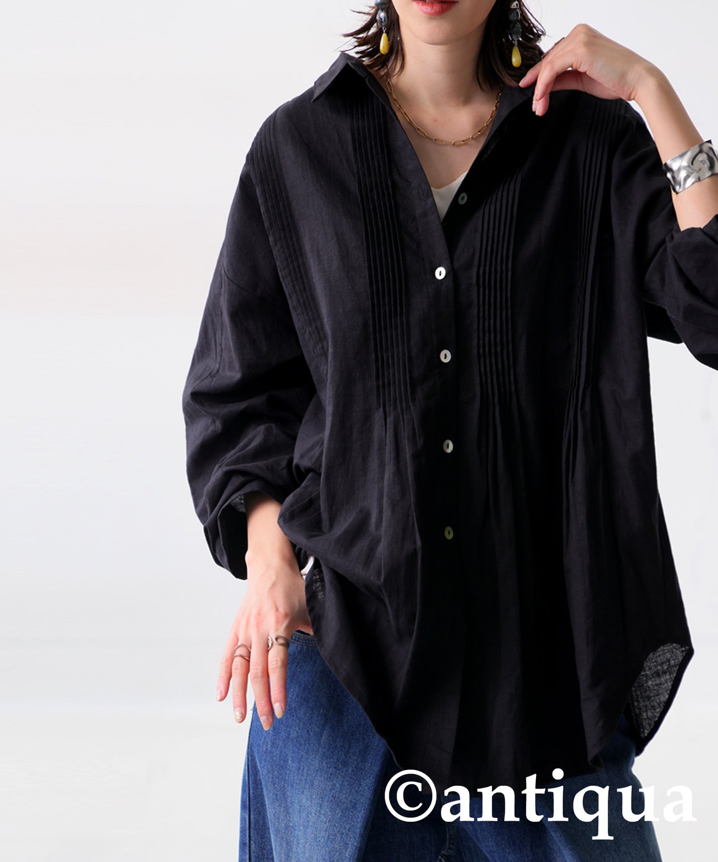 Cotton Linen Shirt Ladies