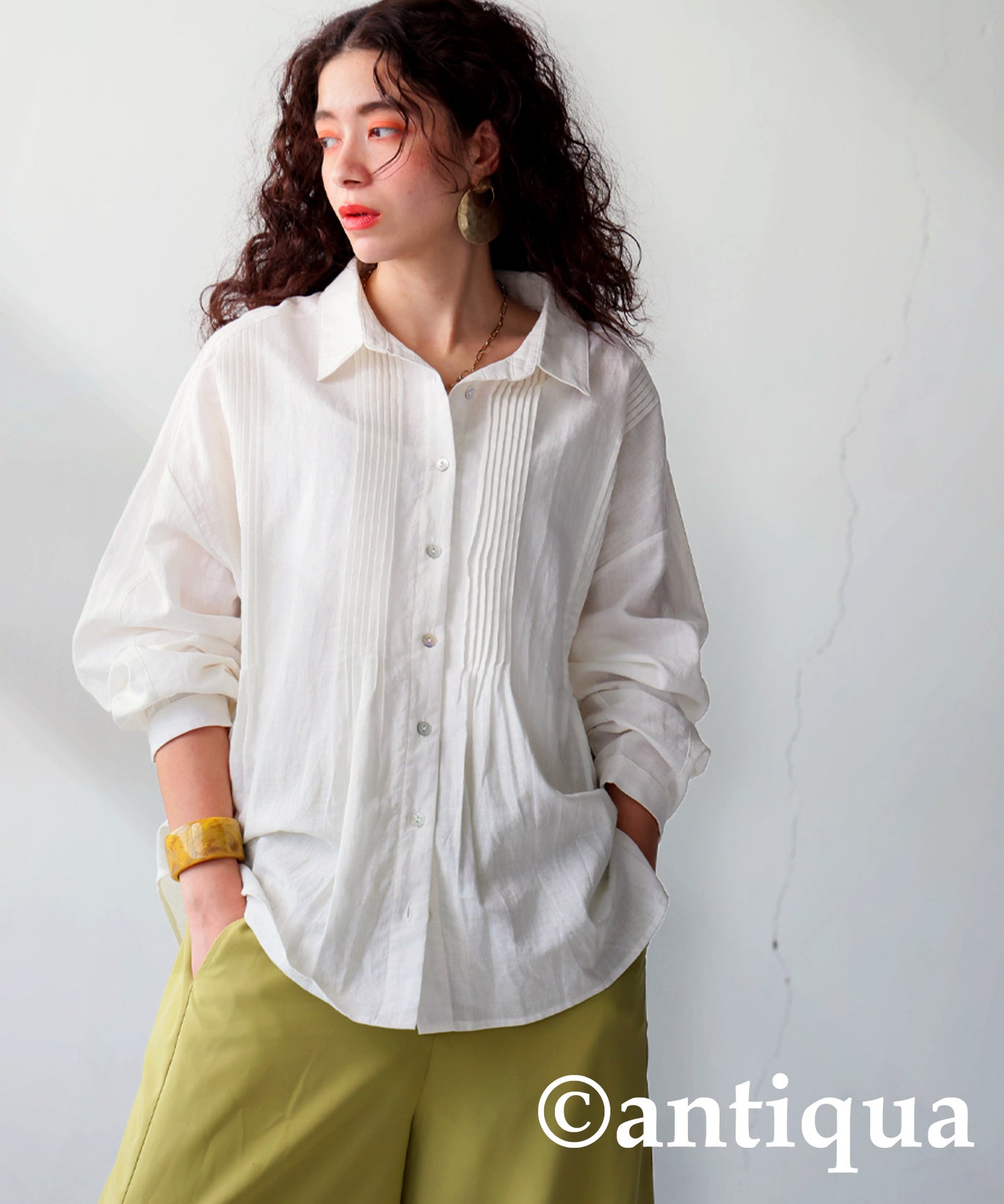 Cotton Linen Shirt Ladies