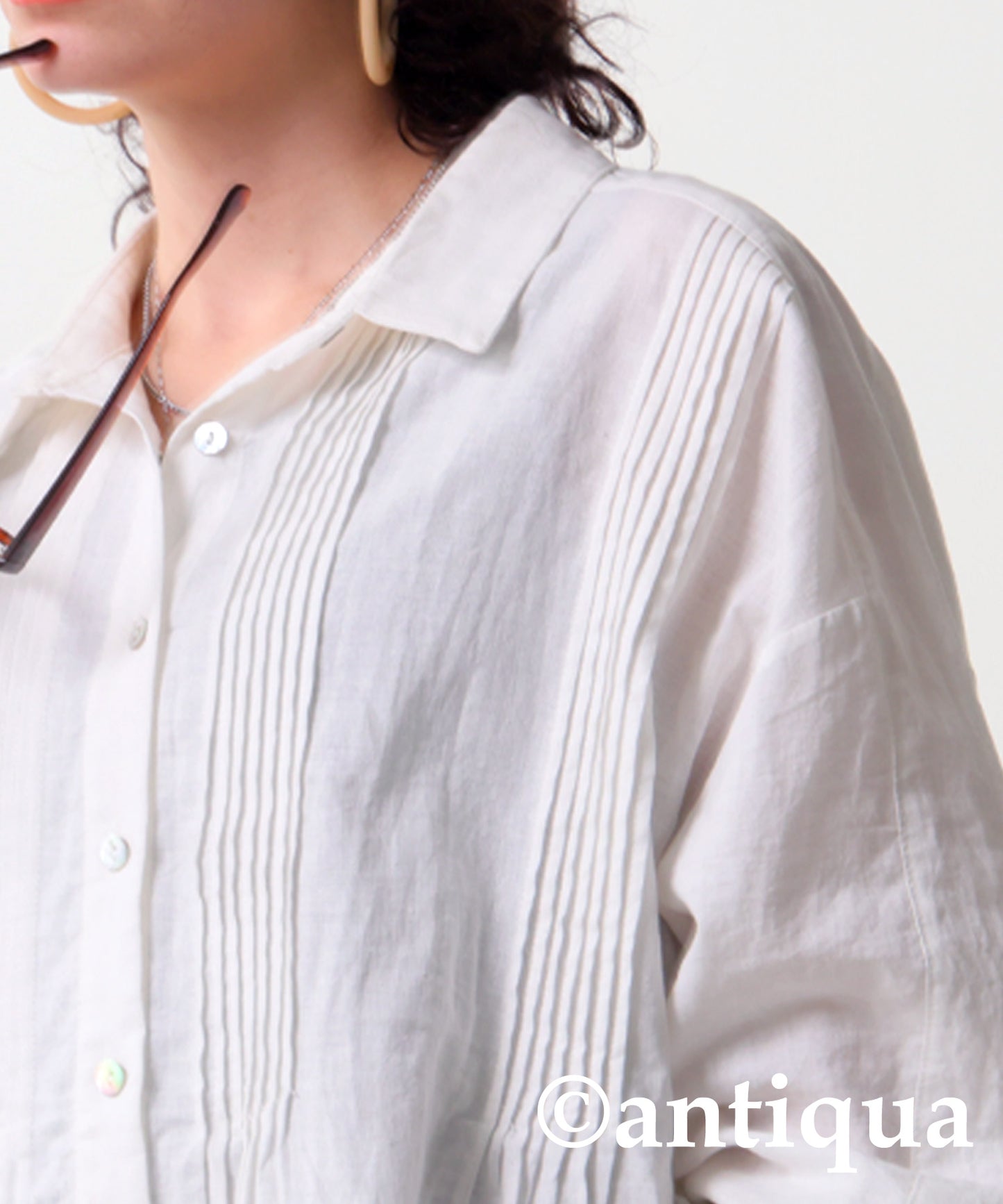 Cotton Linen Shirt Ladies