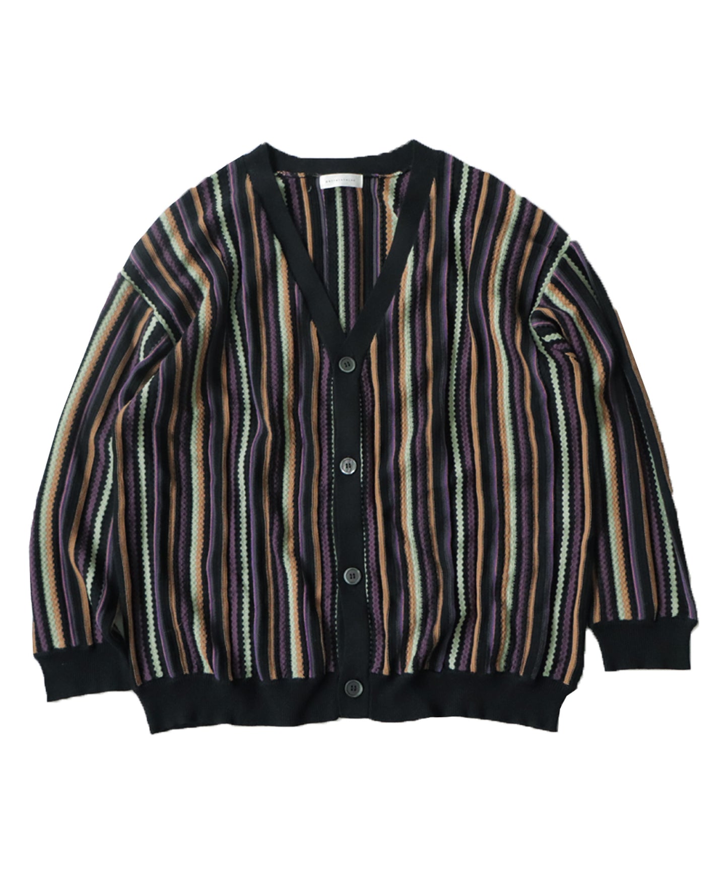 Stripe Knit Cardigan Ladies