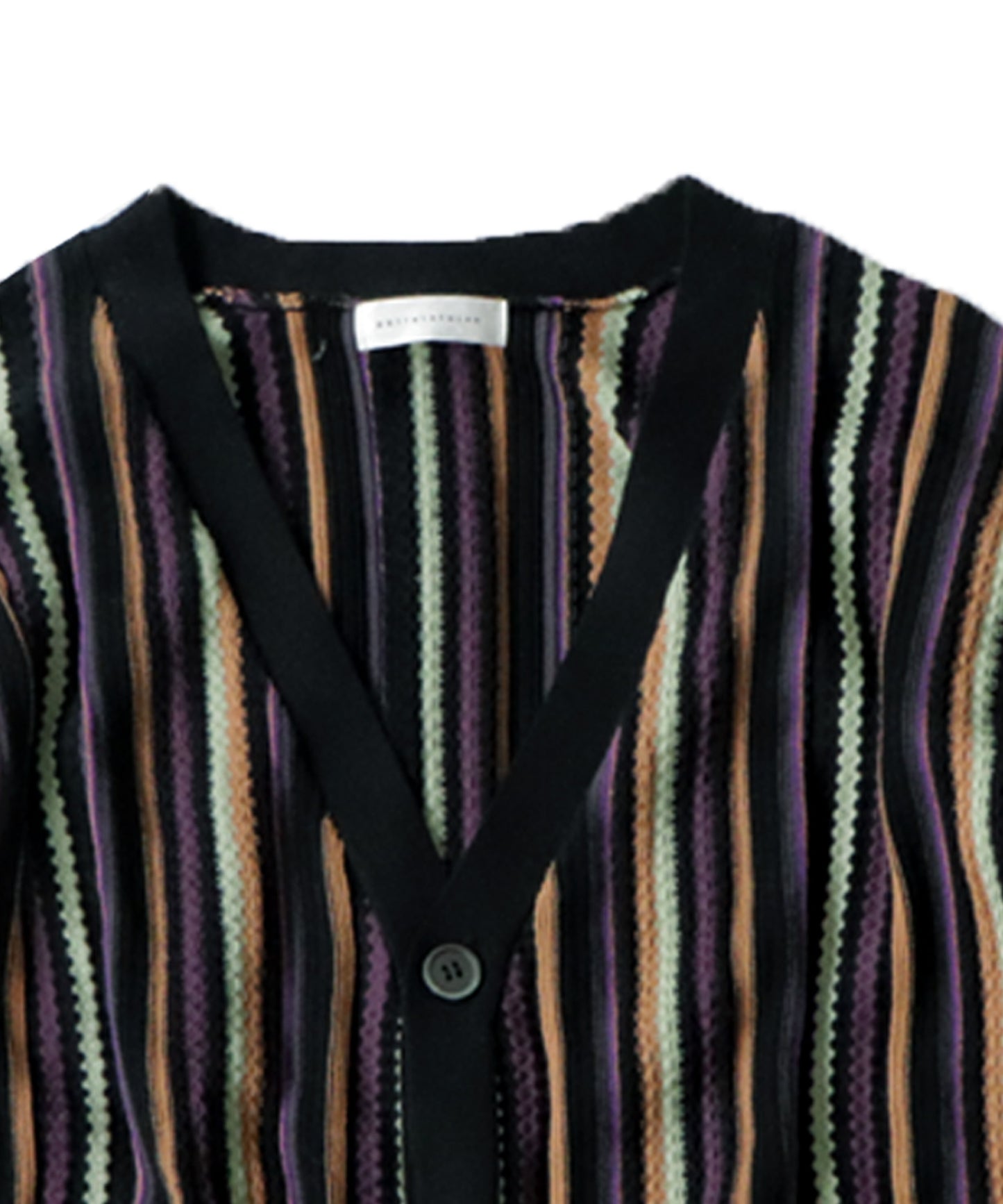 Stripe Knit Cardigan Ladies