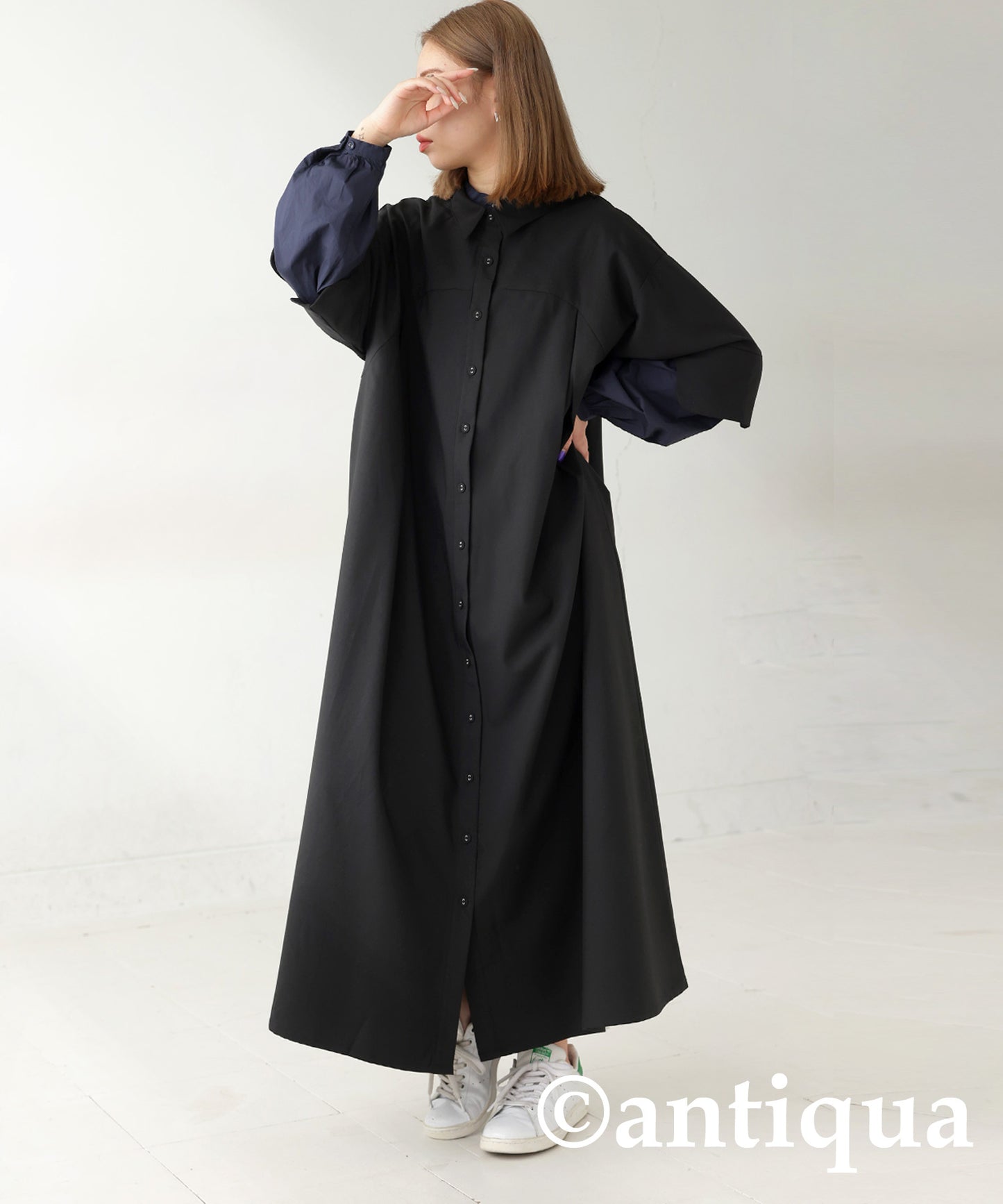 Layered Shirt Dress Ladies