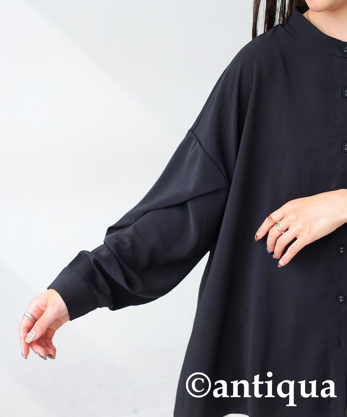 Tuck Sleeve Shirt Ladies