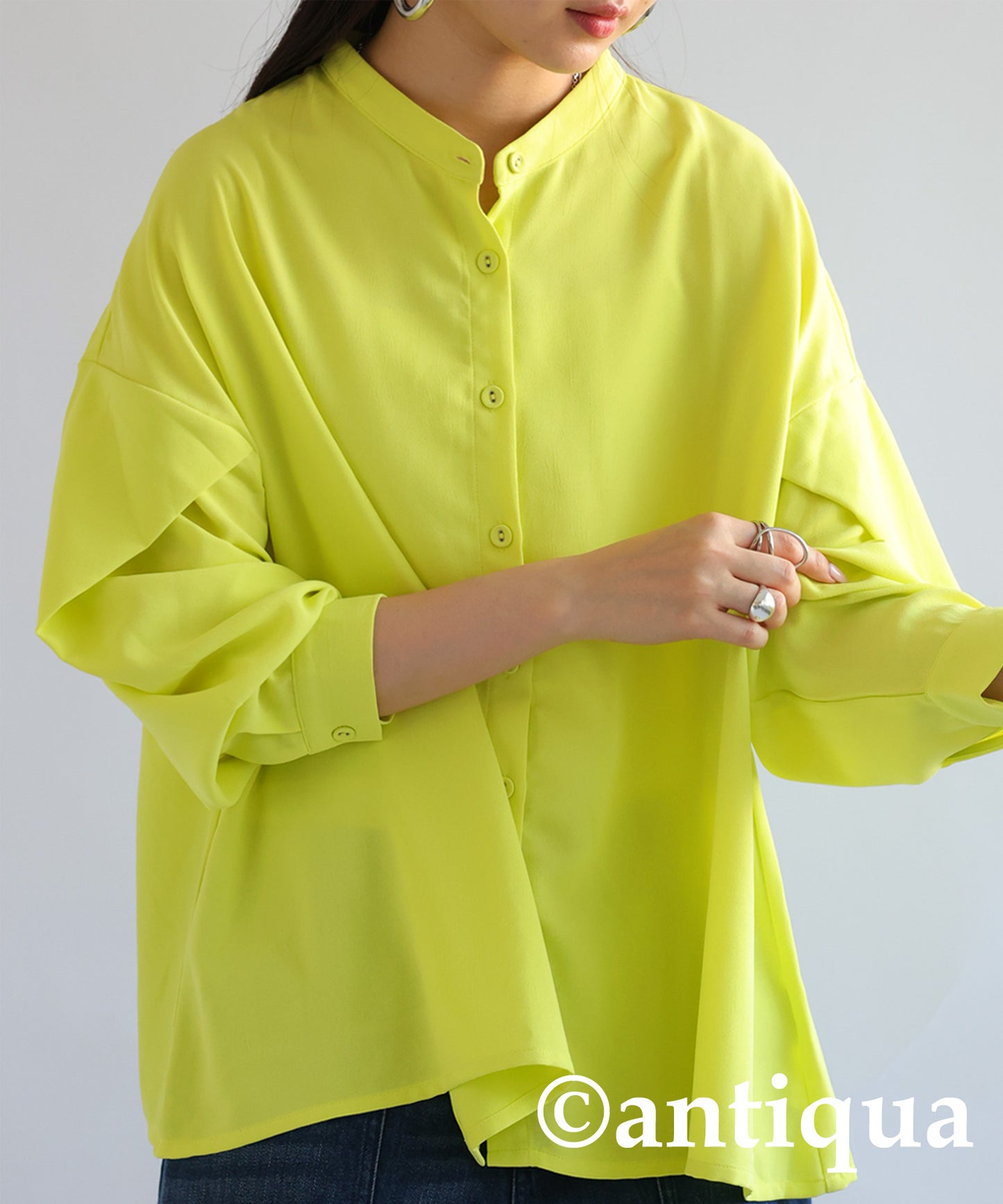 Tuck Sleeve Shirt Ladies