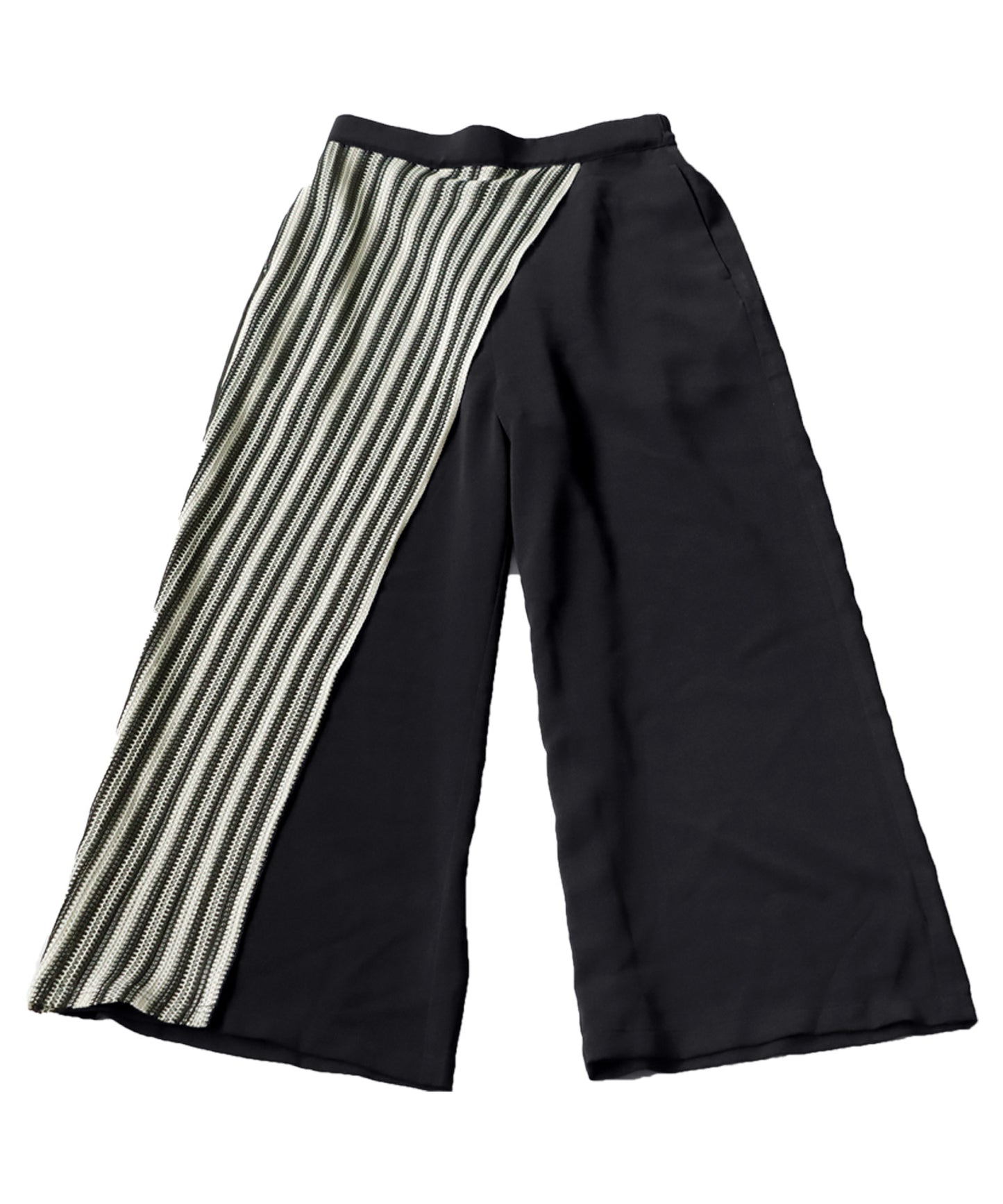 Spliced Striped Pants Ladies