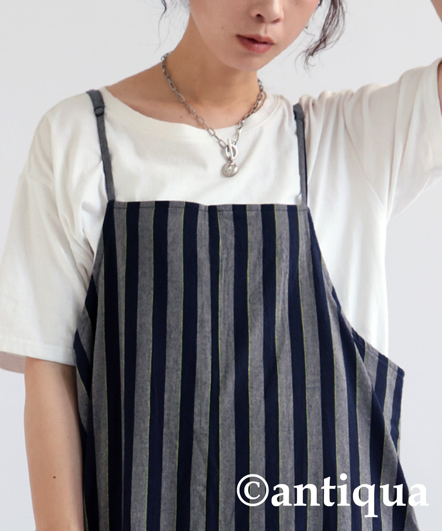 Striped Overalls Ladies