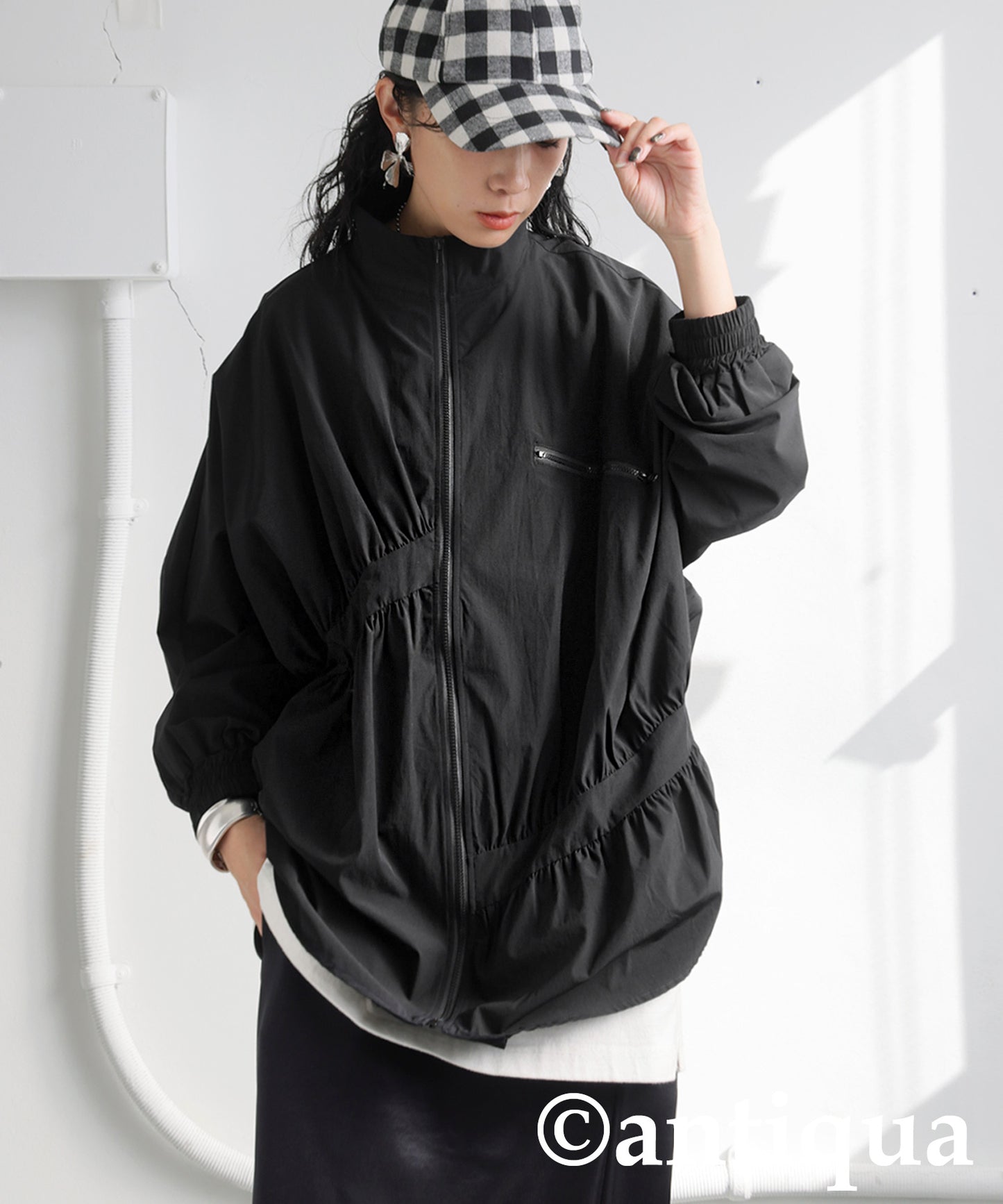 Gathered Design Jacket Ladies
