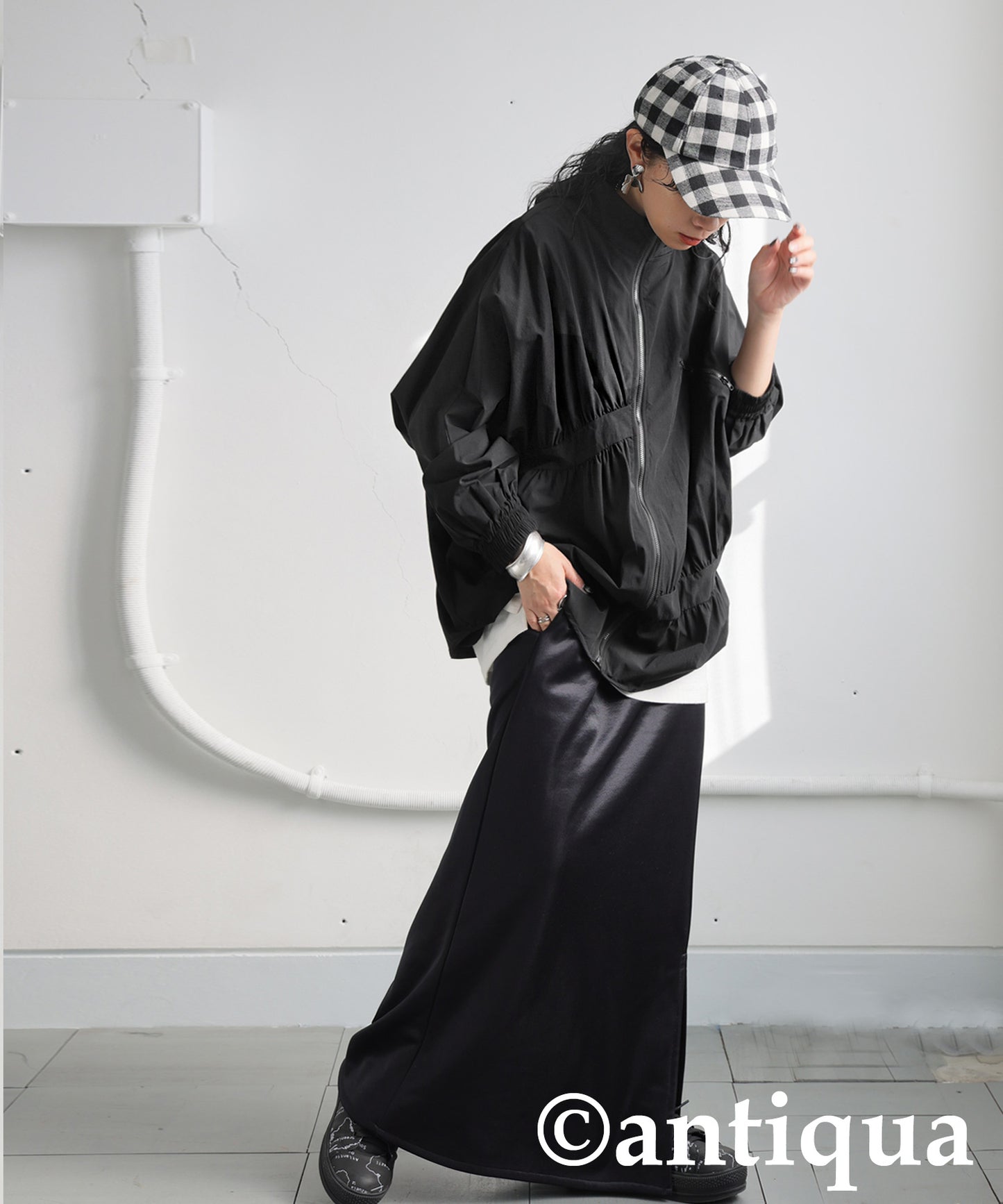 Gathered Design Jacket Ladies