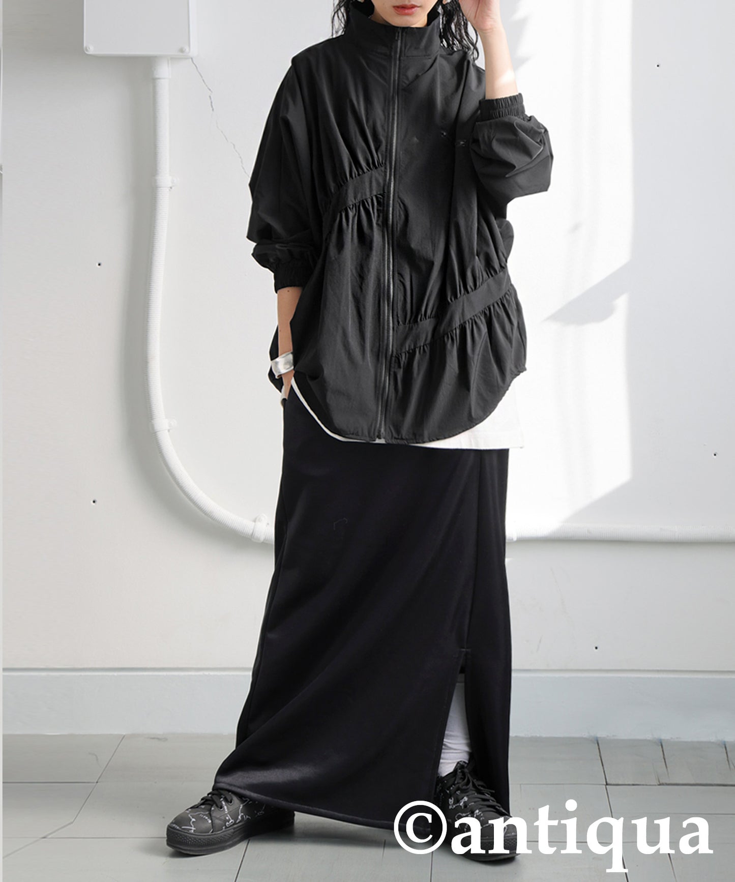 Gathered Design Jacket Ladies