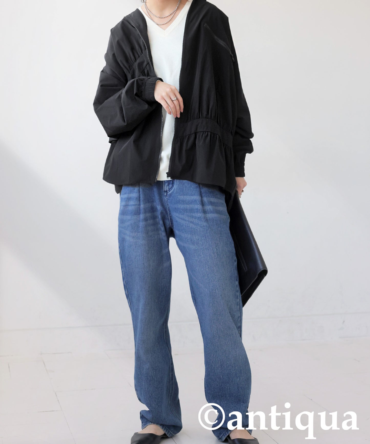 Gathered Design Jacket Ladies