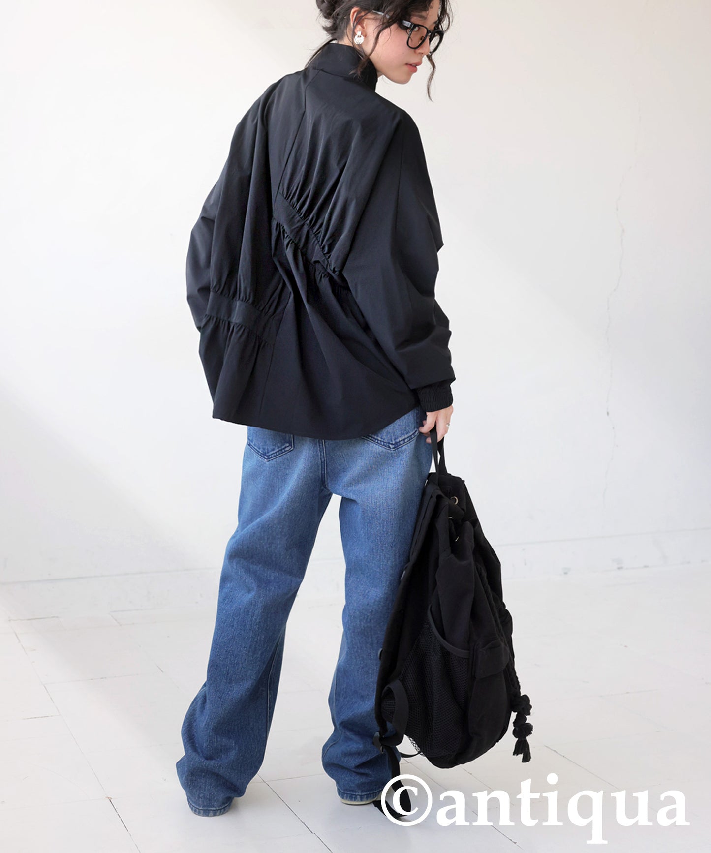 Gathered Design Jacket Ladies