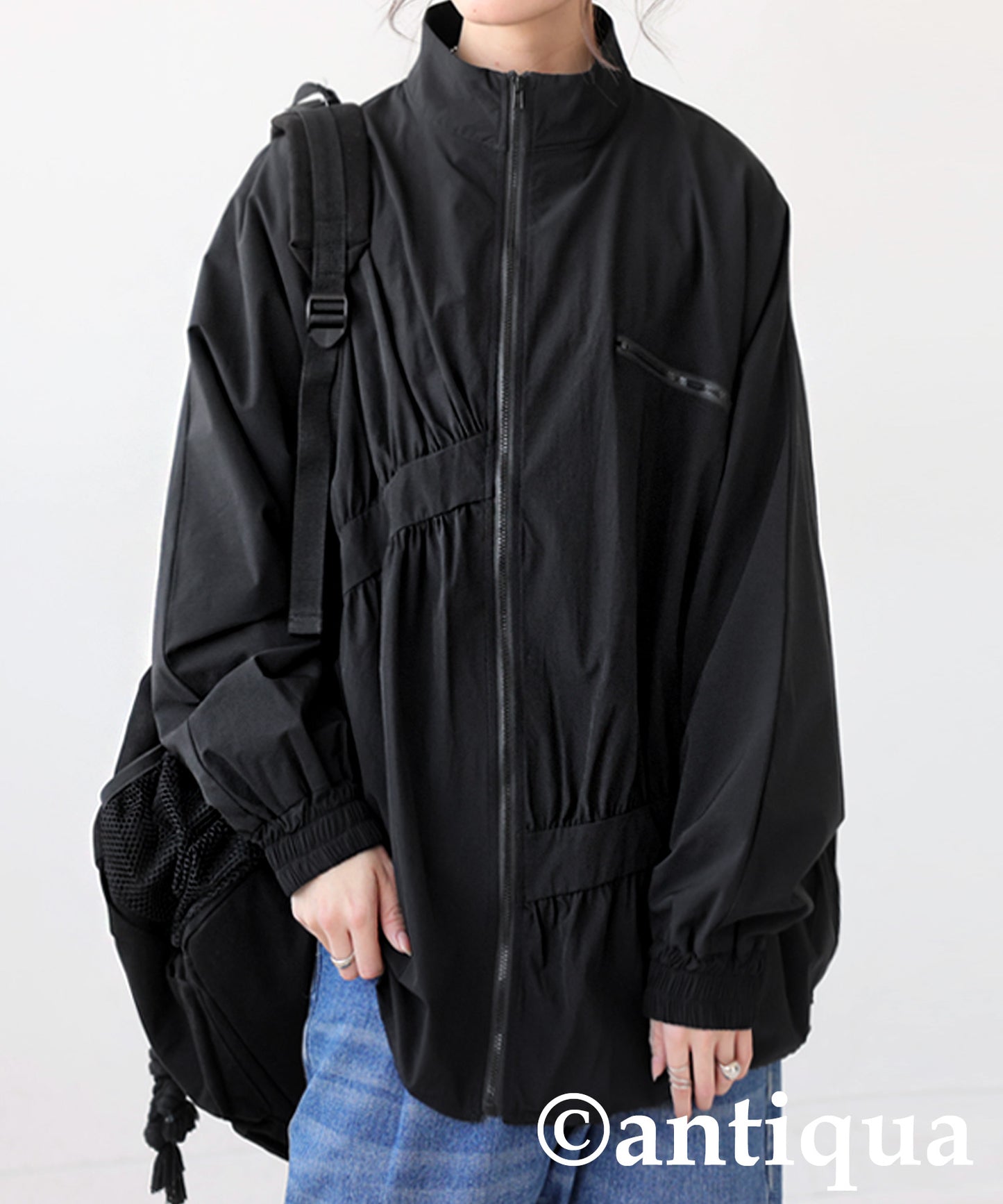 Gathered Design Jacket Ladies