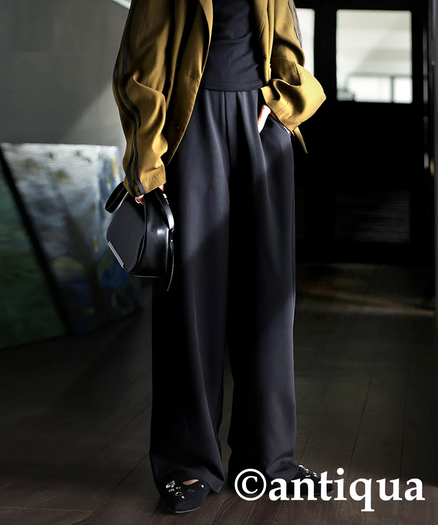 Wide Straight Pants Ladies