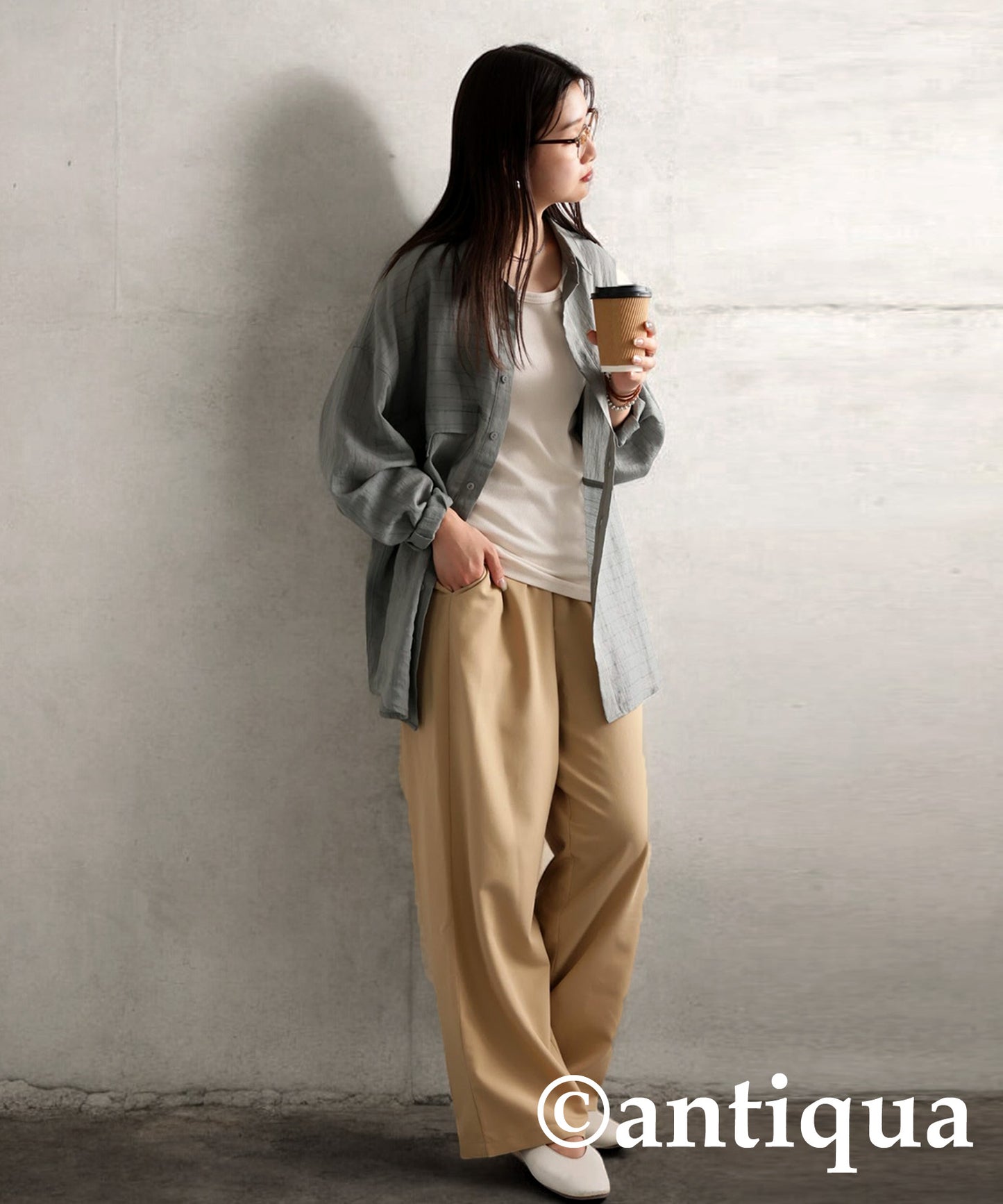 Wide Straight Pants Ladies