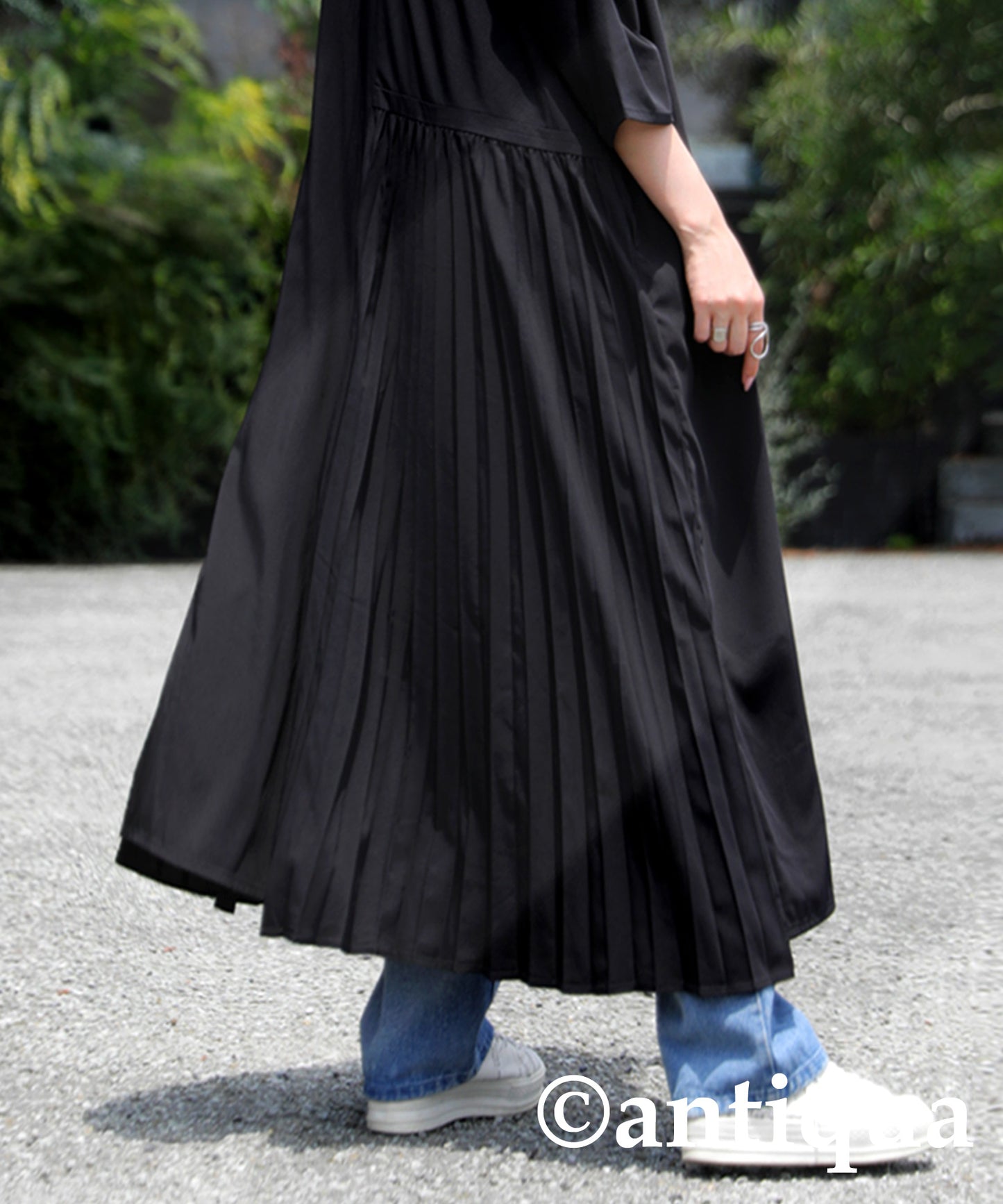 Asymmetrical Pleated Dress Ladies