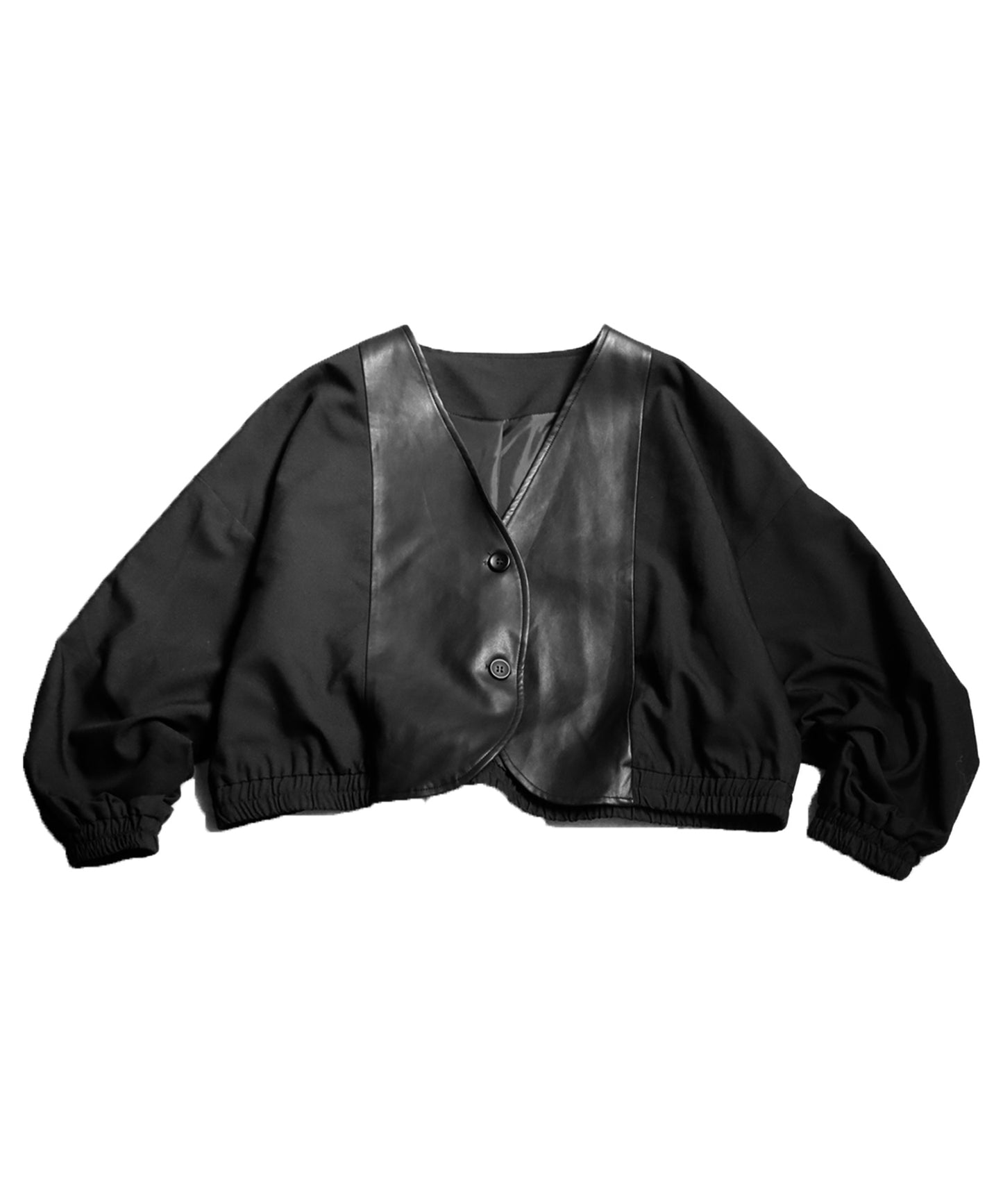 Synthetic Leather Jacket Ladies