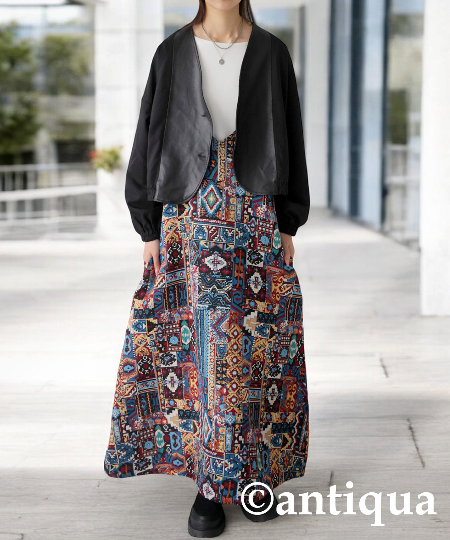 Synthetic Leather Jacket Ladies