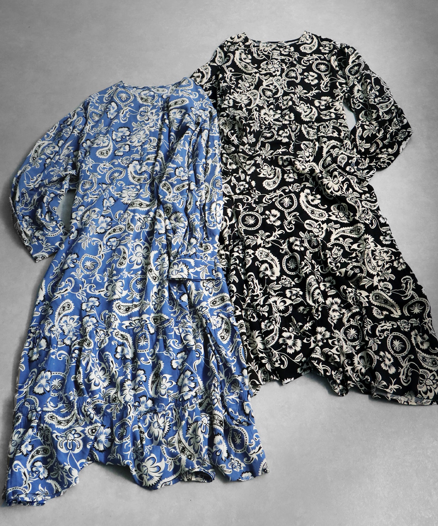 Paisley Floral Pattern Dress Ladies
