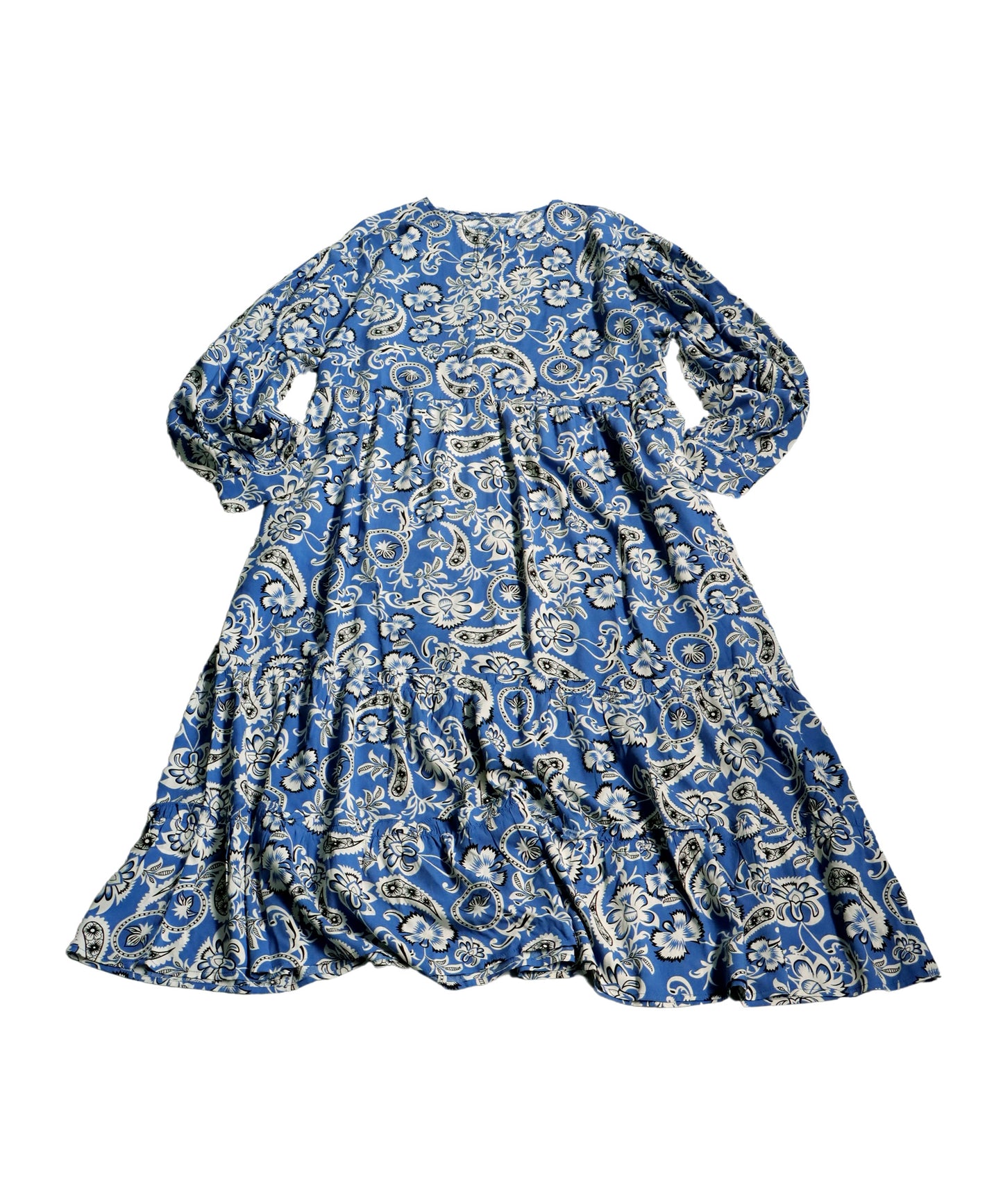 Paisley Floral Pattern Dress Ladies