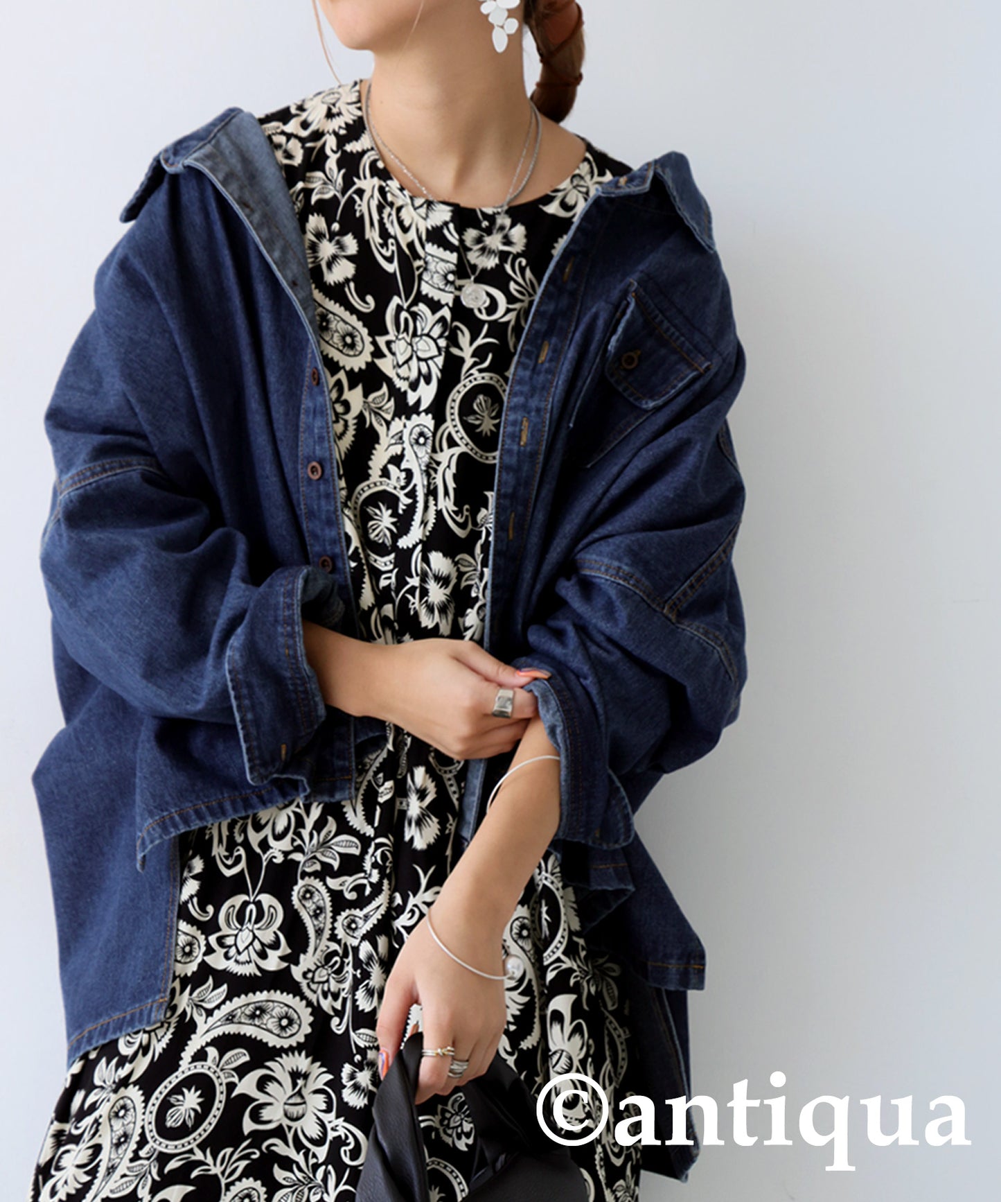 Paisley Floral Pattern Dress Ladies