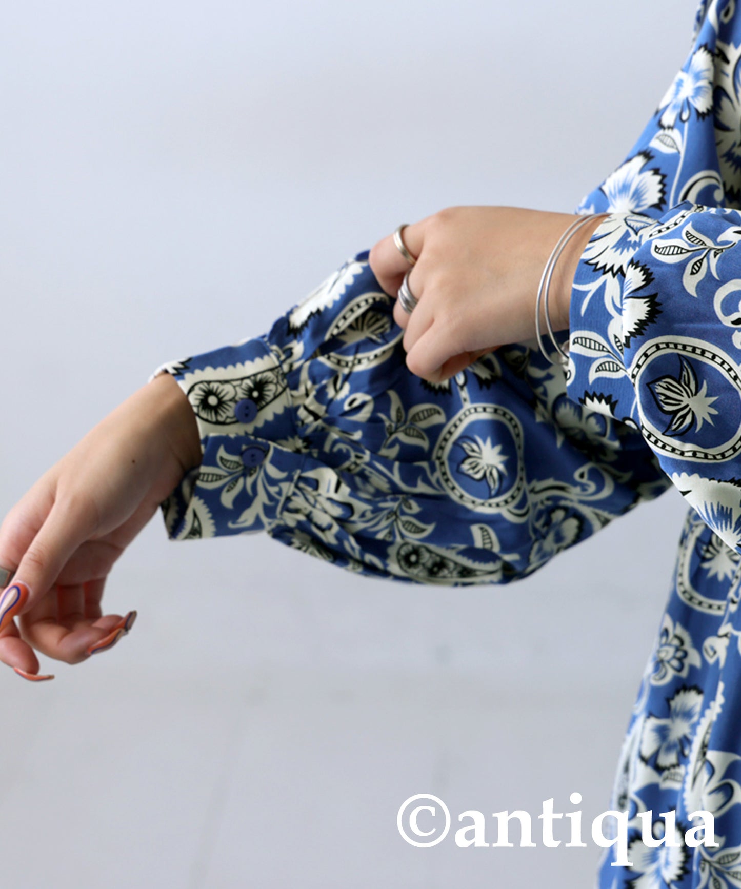 Paisley Floral Pattern Dress Ladies