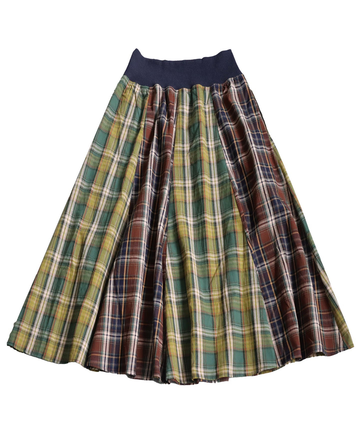 Vintage Plaid Skirt Ladies