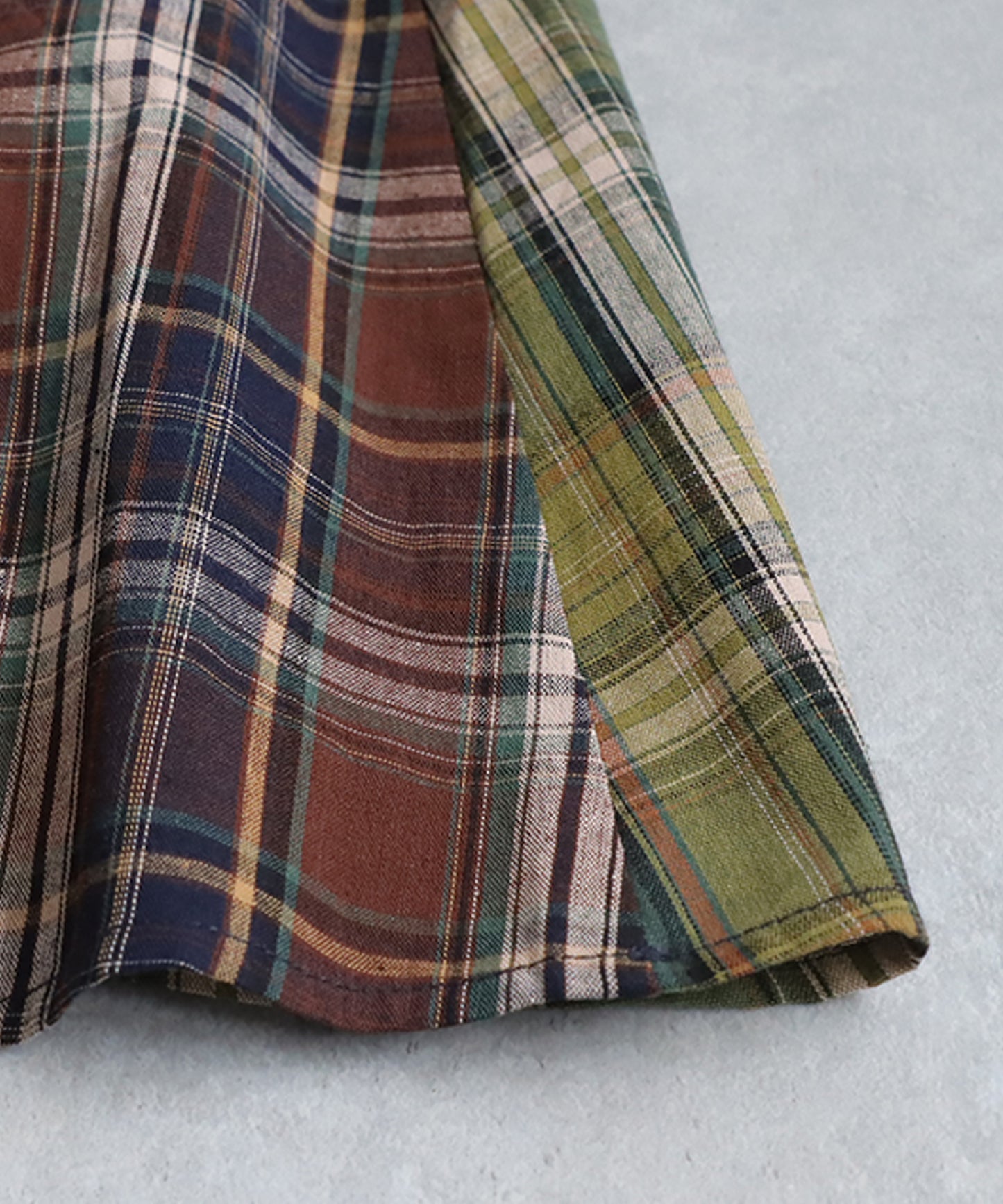 Vintage Plaid Skirt Ladies