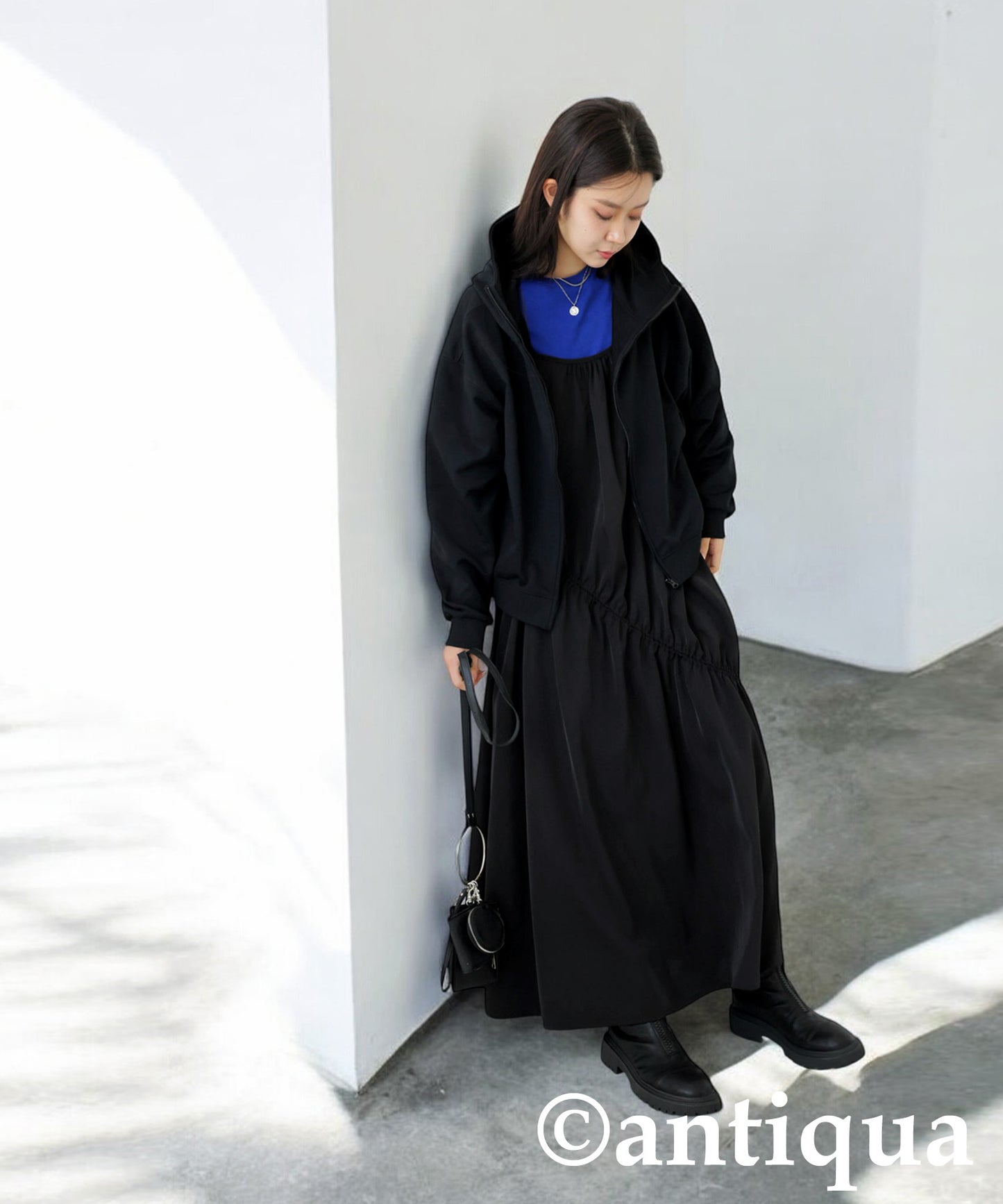 Shirring Drost One Piece Ladies