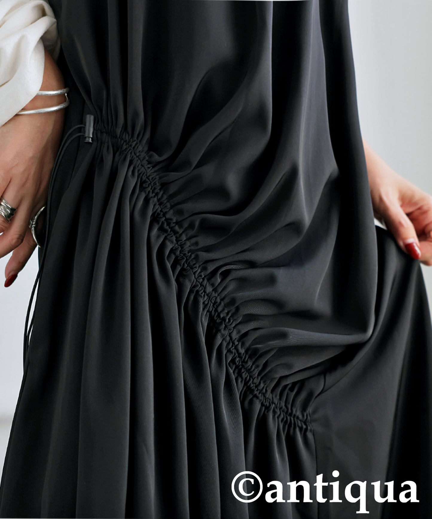 Shirring Drost One Piece Ladies
