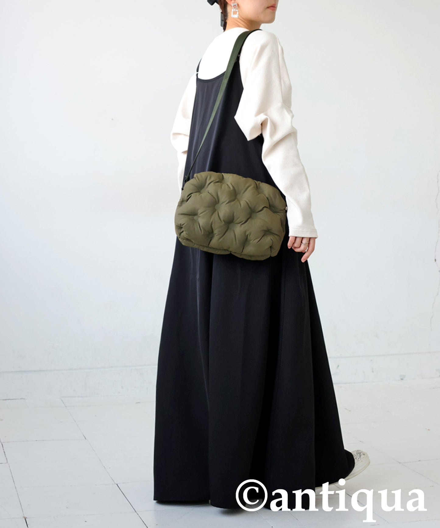 Shirring Drost One Piece Ladies