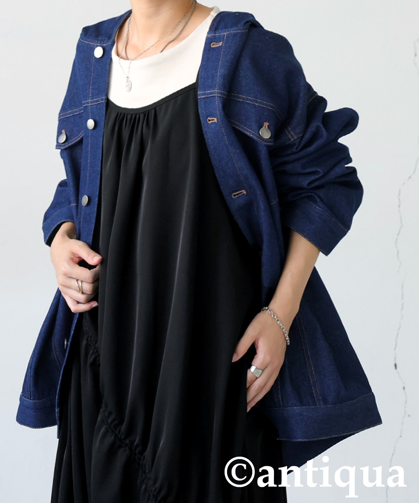 Shirring Drost One Piece Ladies