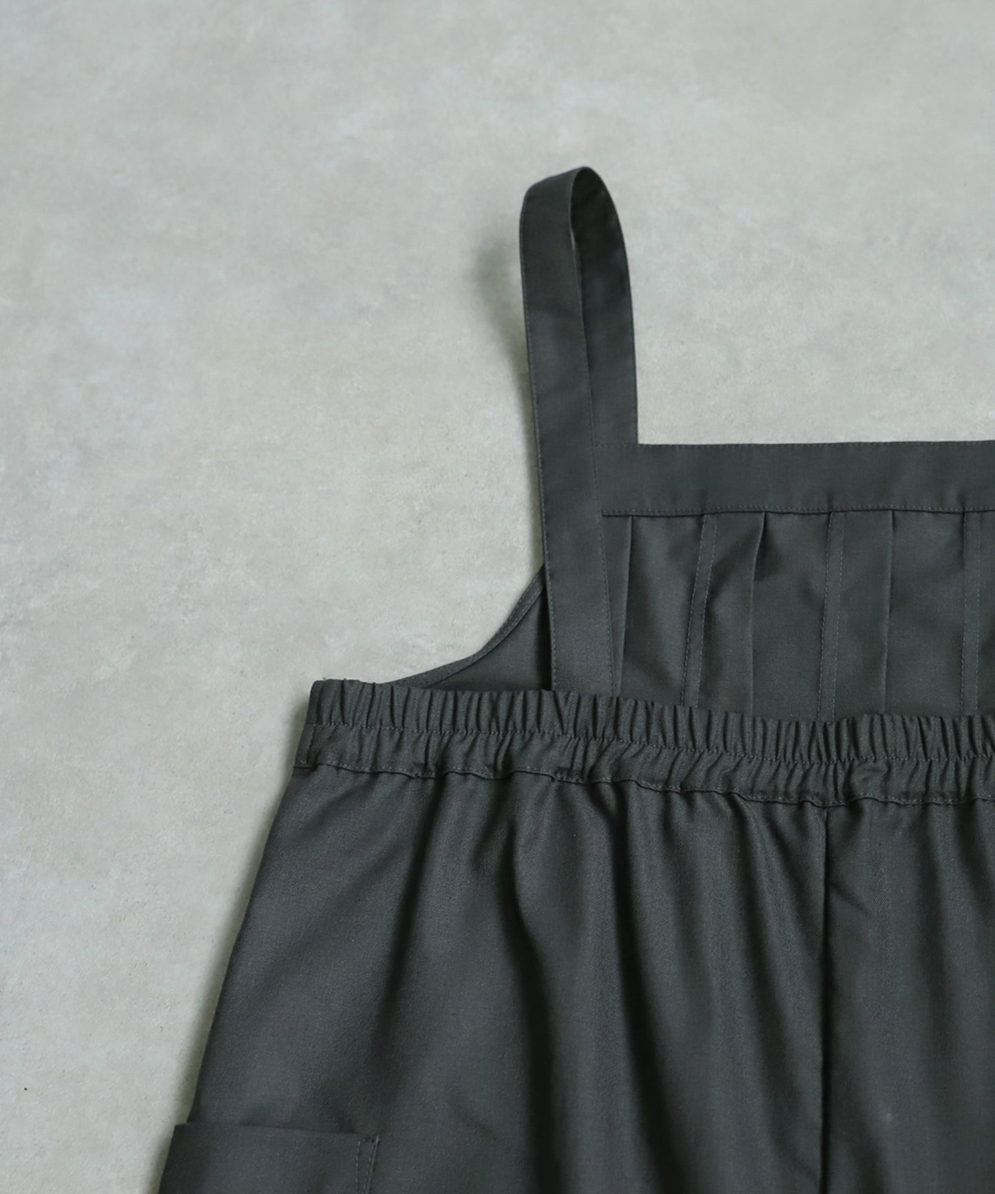 Asymmetric Pleated Overalls Ladies