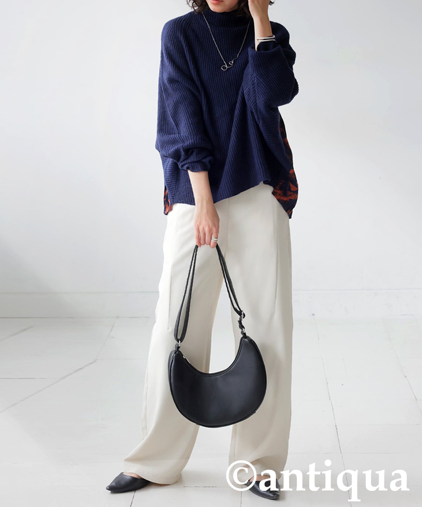 High Neck Knit Ladies