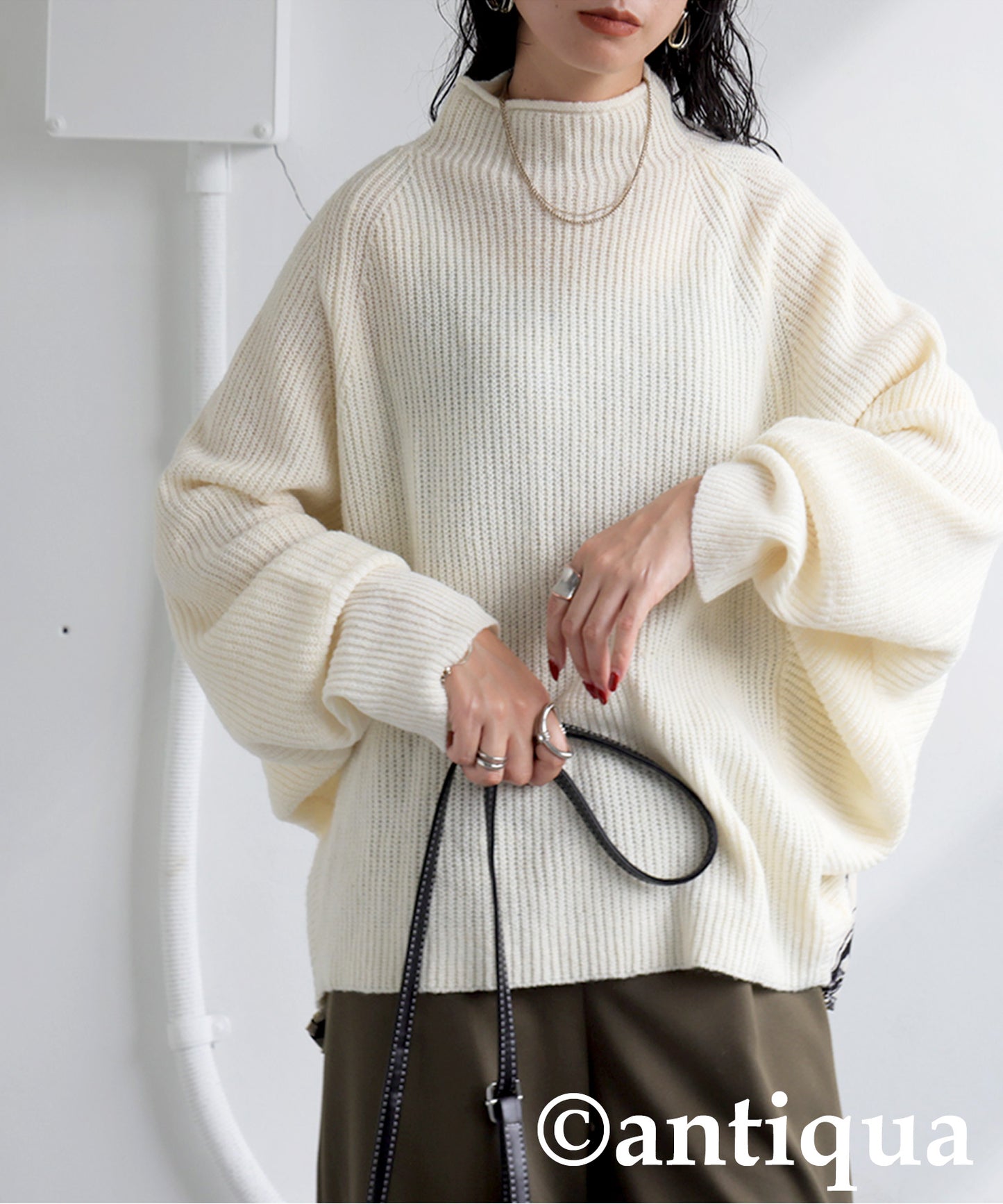 High Neck Knit Ladies